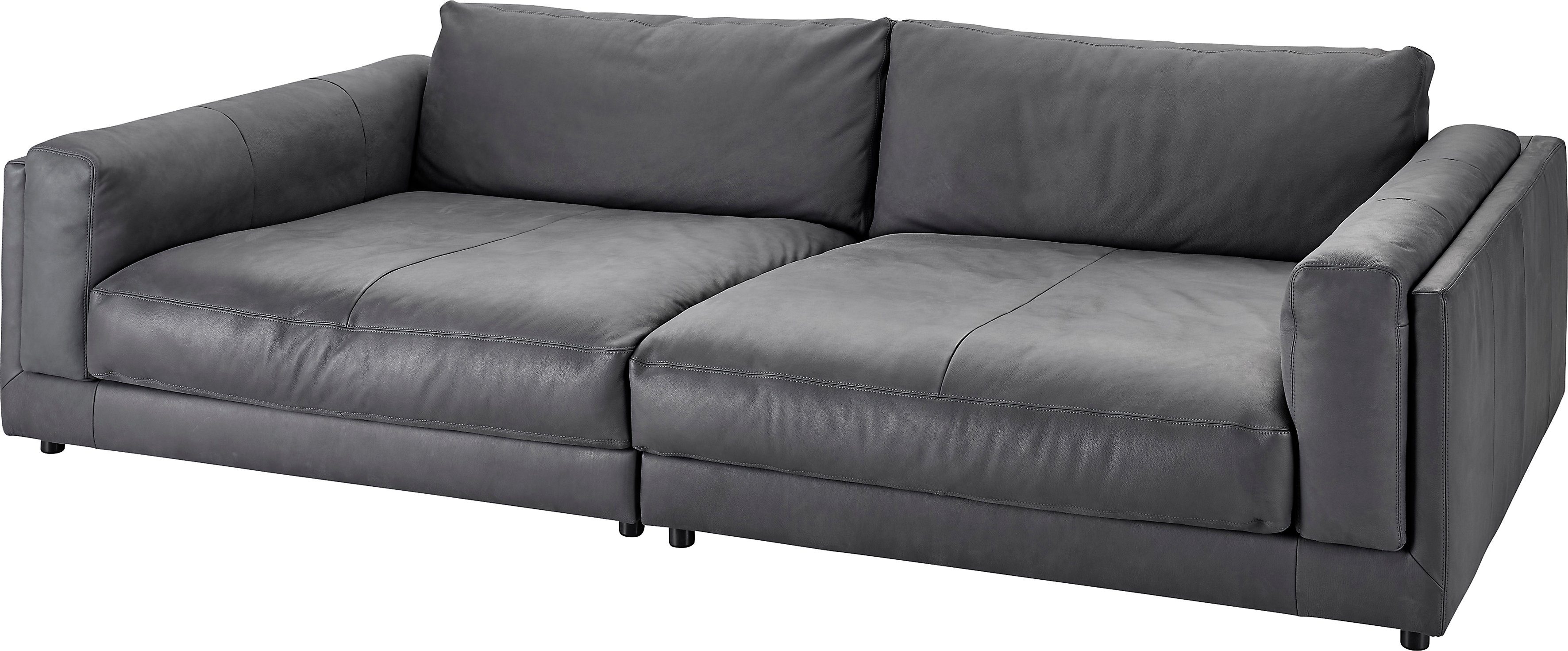 3C Candy Big-Sofa Karalis mit extra großer Sitztiefe, elegantes Mega Sofa zum Relaxen, auch in Cord- oder Leder-Bezug, lose Kissen, loungige Bequemlichkeit