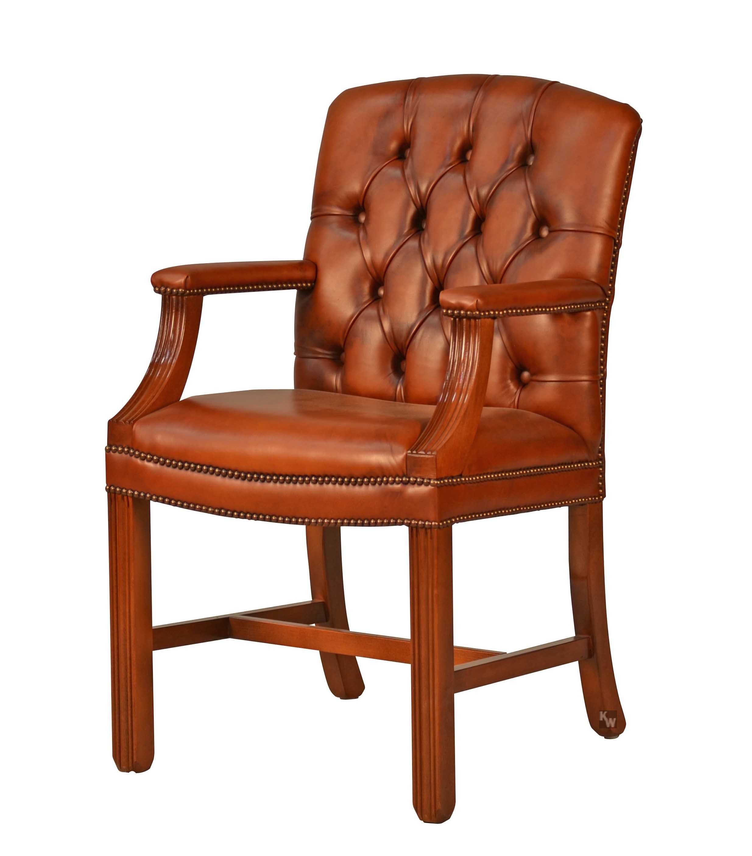 Kai Wiechmann Bürostuhl Gainsborough Gestell Mahagoni