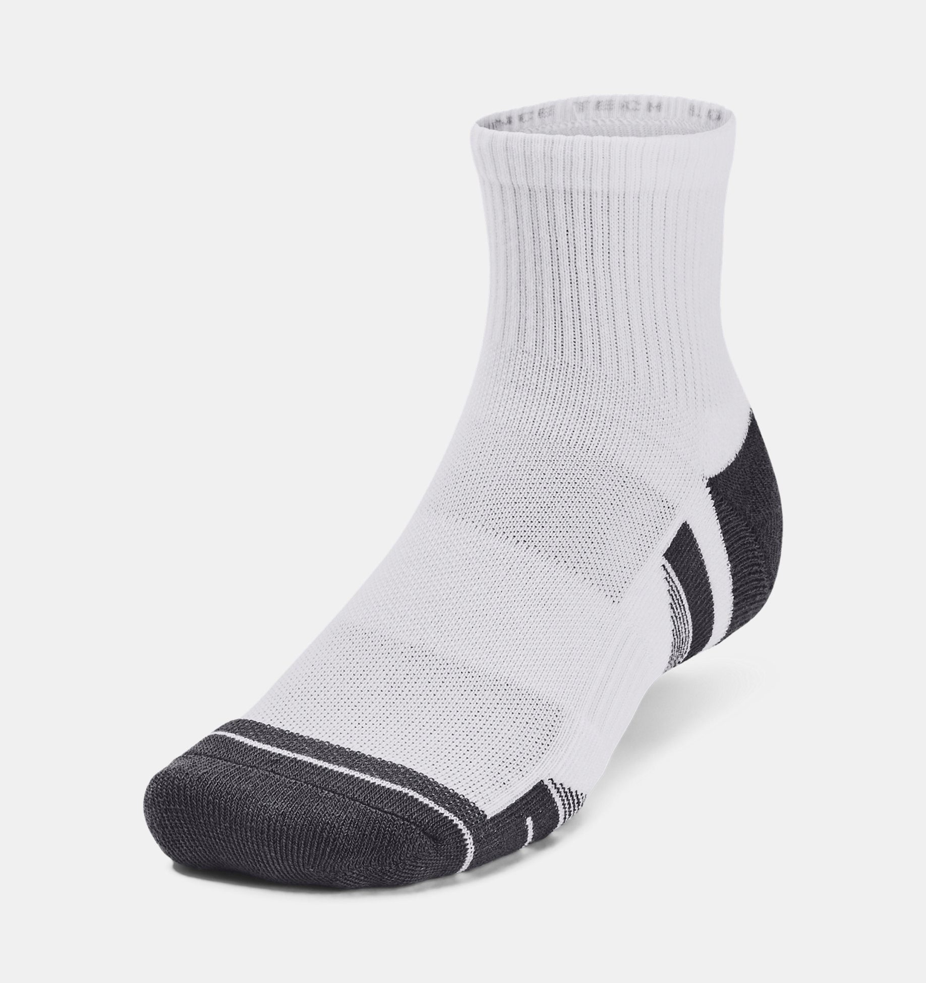 Under Armour® Sportsocken UA PERFORMANCE TECH 3PK QTR (3-Paar) für vielseitige Aktivitäten, mit Elasthan-Anteil, sportlicher Stil