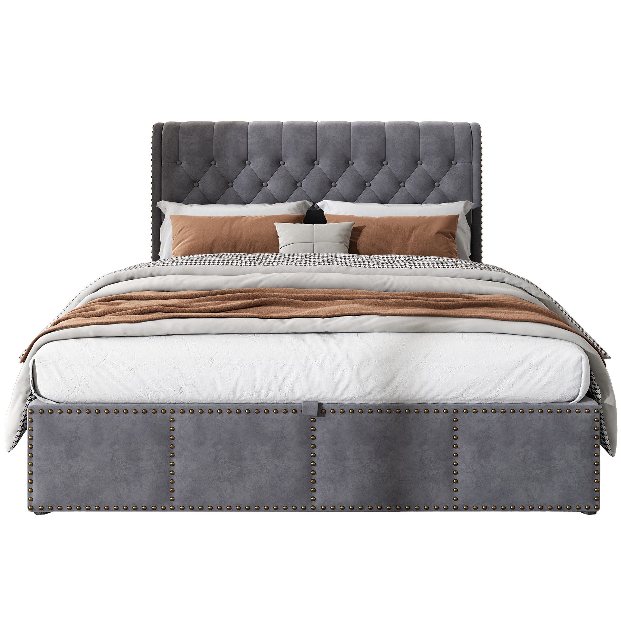 REDOM Polsterbett Doppelbett (140 x 200 günstig online kaufen