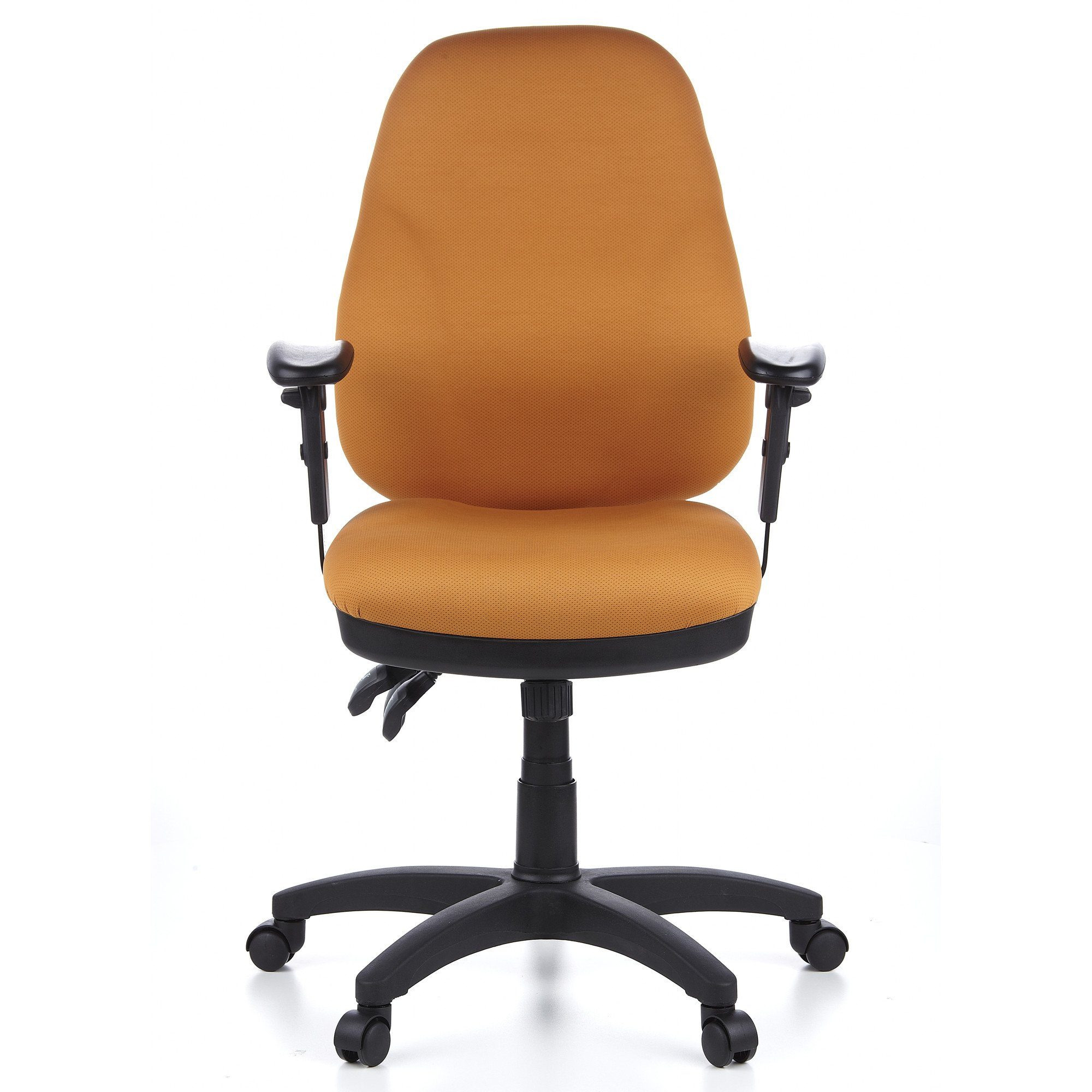 hjh OFFICE Drehstuhl Profi Bürostuhl ZENIT PRO Stoff (1 St), Schreibtischstuhl ergonomisch Orange