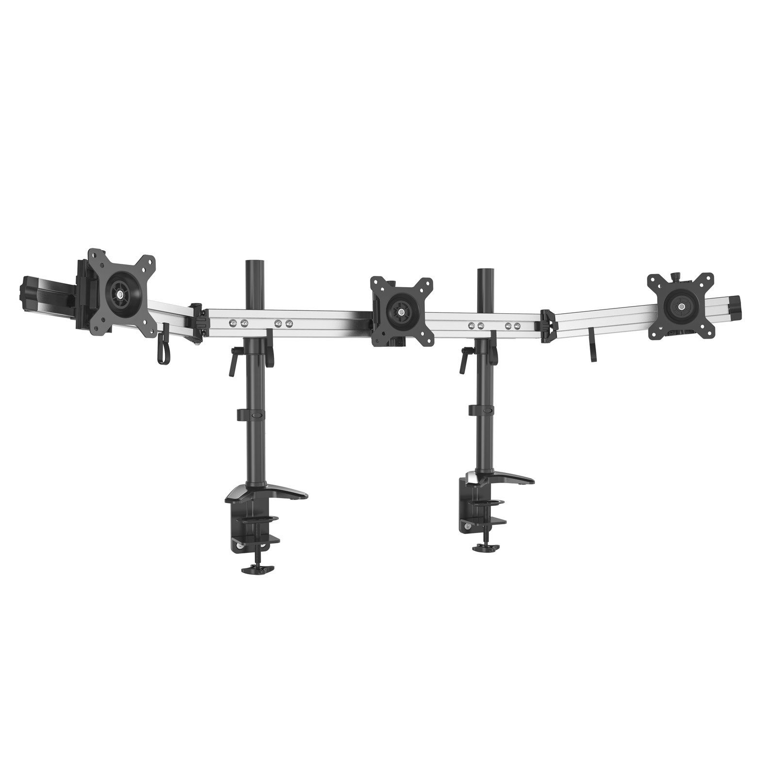HFTEK Monitor-Halterung MP230C-N, (3-Fach Monitorarm - für 3 Bildschirme von 15 – 27 Zoll)