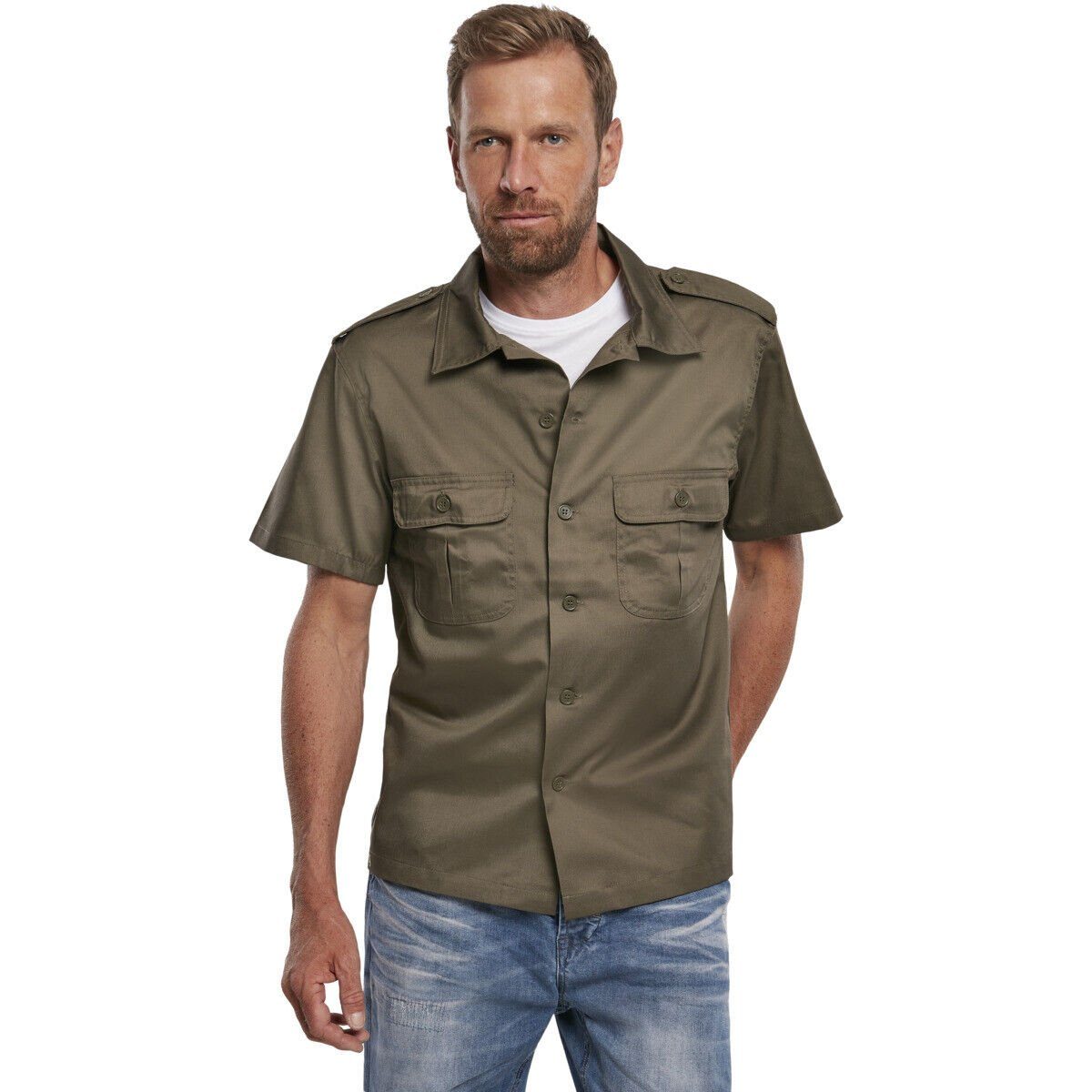 Brandit Kurzarmhemd Brandit Herren Hemd Shirt günstig online kaufen