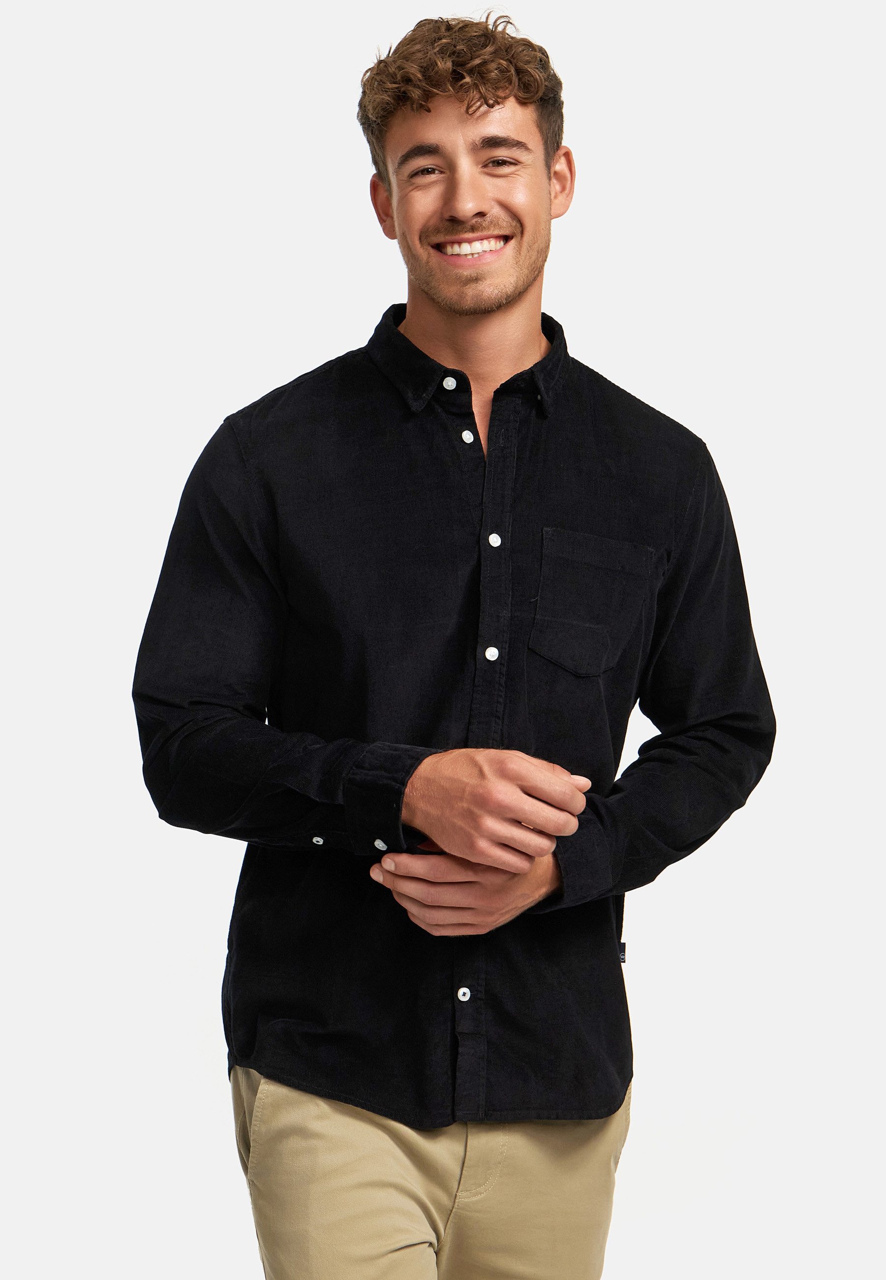 Kronstadt Langarmhemd Herren KSJohan Corduroy Herrenhemd Langarm günstig online kaufen
