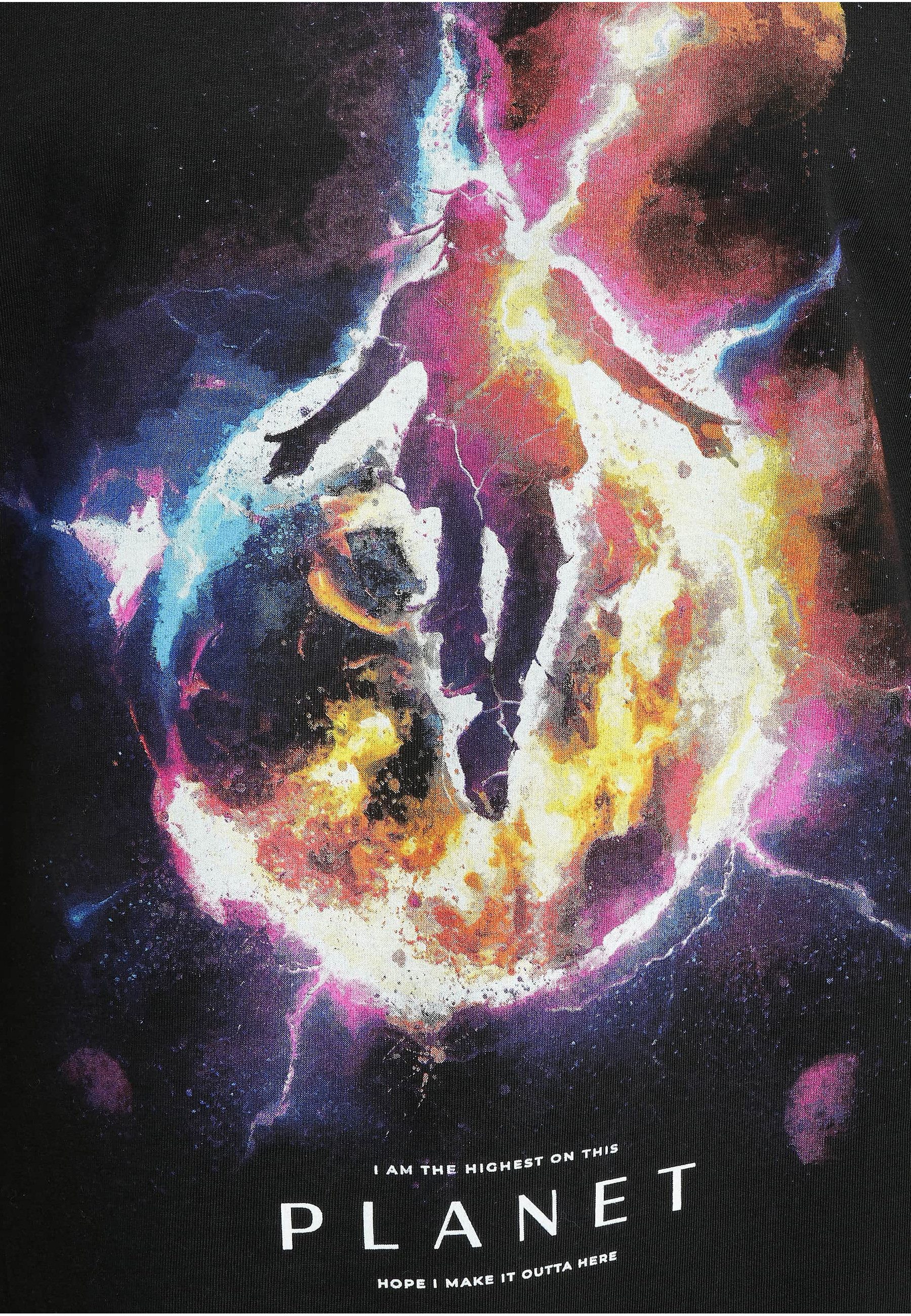Upscale by Mister Tee T-Shirt Upscale by Mister Tee Unisex Electric Planet Oversize Tee (1-tlg)