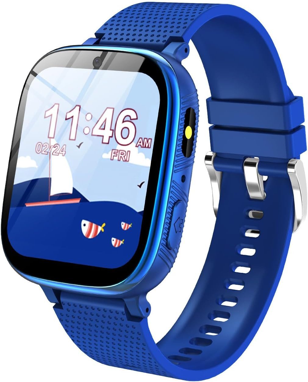 OKYUK Smartwatch (2,5 cm, sim-karte), Kinder Smartwatch mit einfacher Bedienung