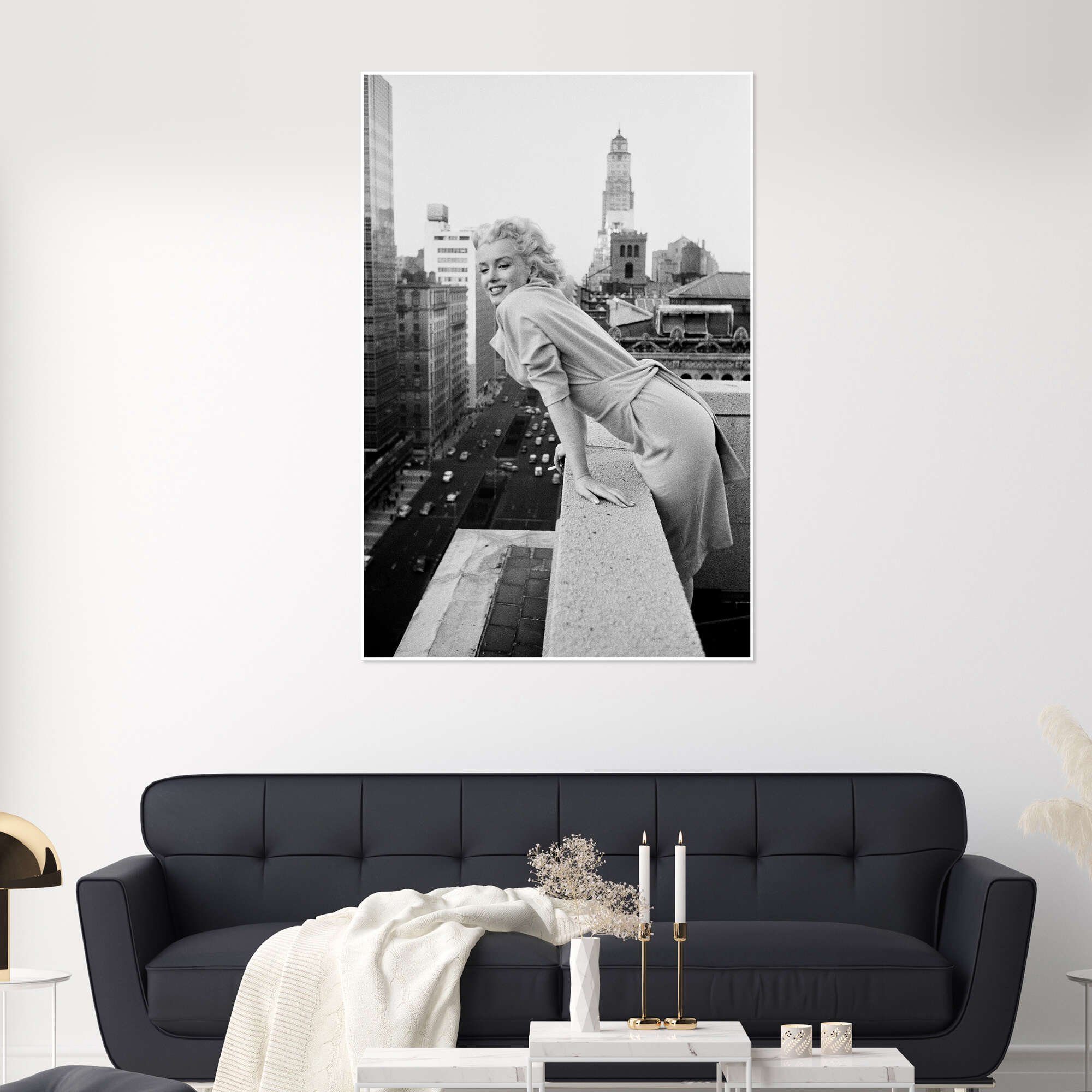 Posterlounge Wandbild Marilyn Monroe in New York, Celebrity Collection, erhältlich als Poster, Leinwandbild, Wandsticker oder Acrylglasbild – Bild 4 von 5