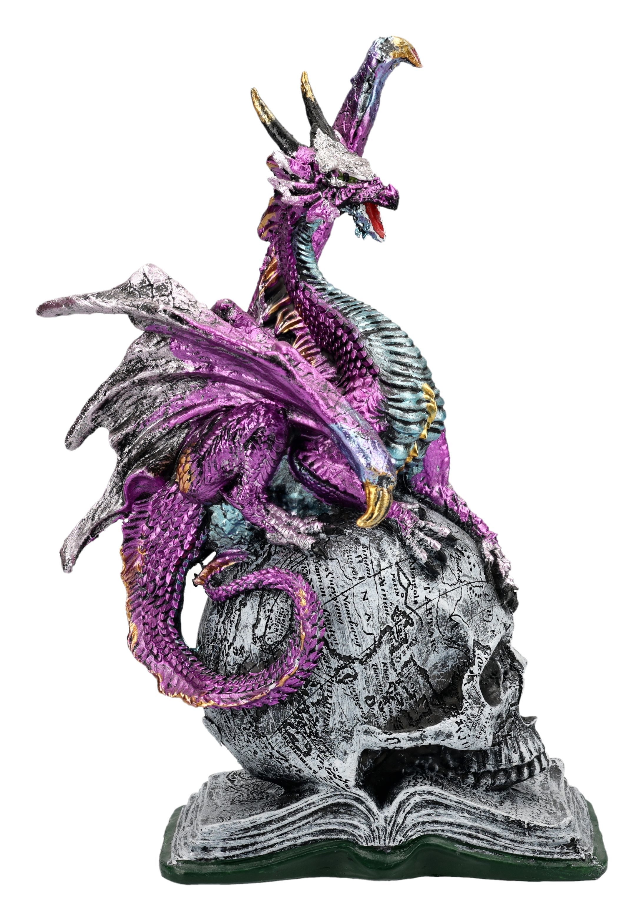 Figuren Shop GmbH Fantasy-Figur Fantasy Drache – Titans Reign Figur Statue Dekofigur 22.5cm Dekoration