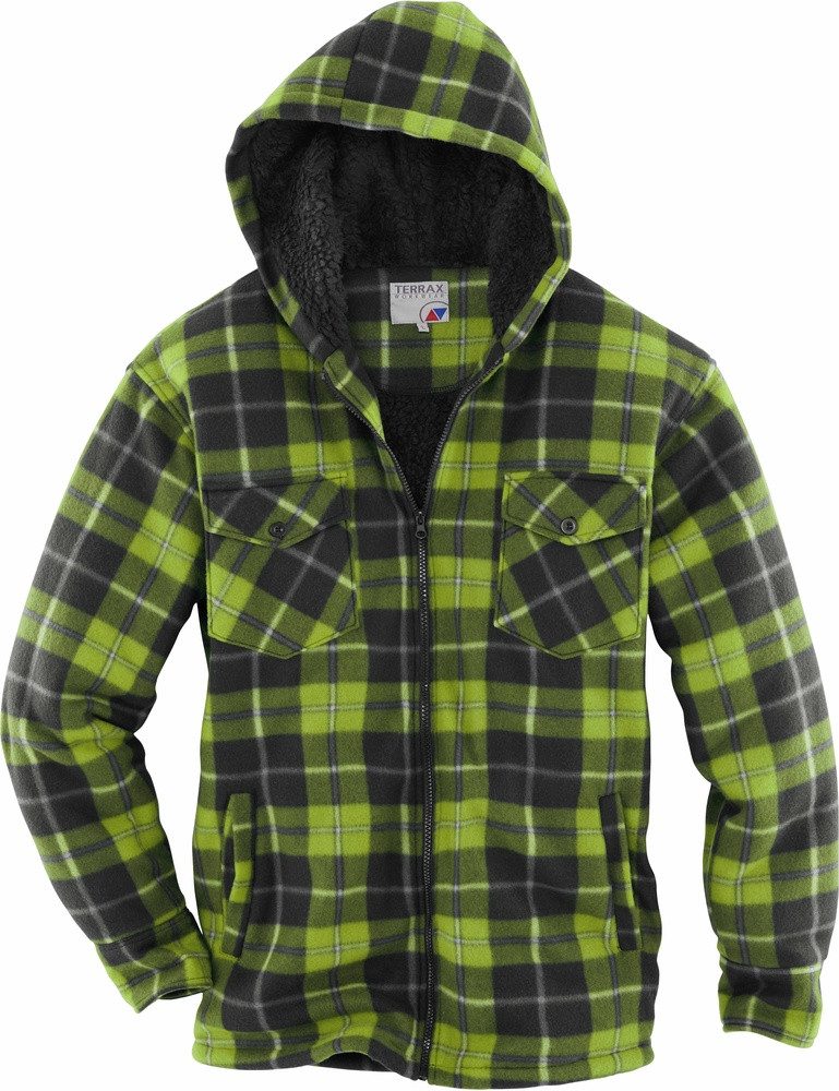Terrax Workwear Langarmhemd Thermohemd mit Teddyfutter günstig online kaufen