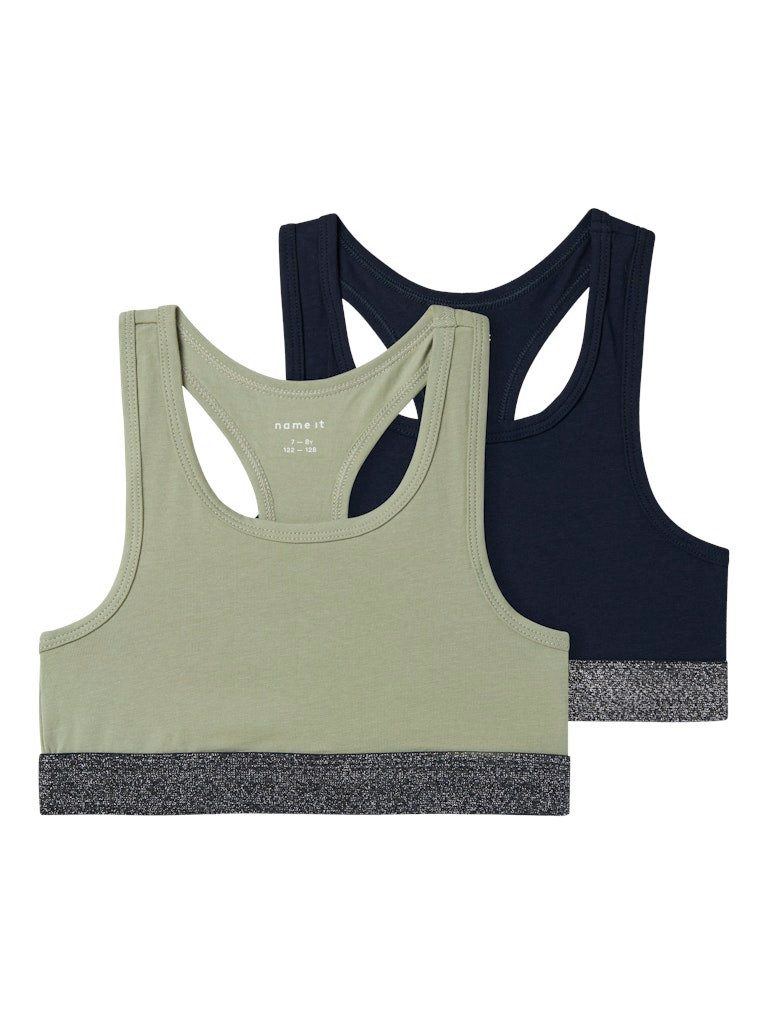 Name It Set: Teenie-BH NKFSHORT TOP 2P NOOS (Sparpack, Doppelpack, 2-tlg., 2 er Pack)