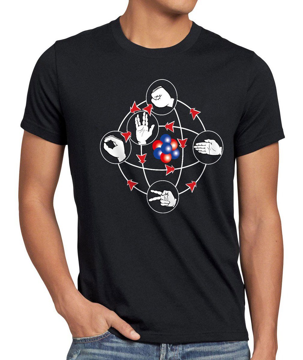 style3 T-Shirt Stein Papier Echse Spock günstig online kaufen