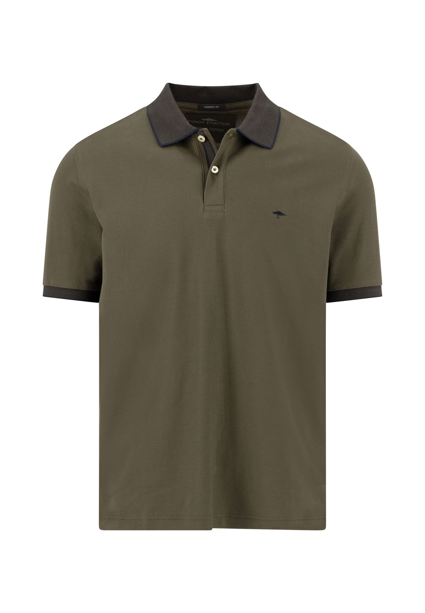 FYNCH-HATTON Poloshirt mit Logo Stickerei