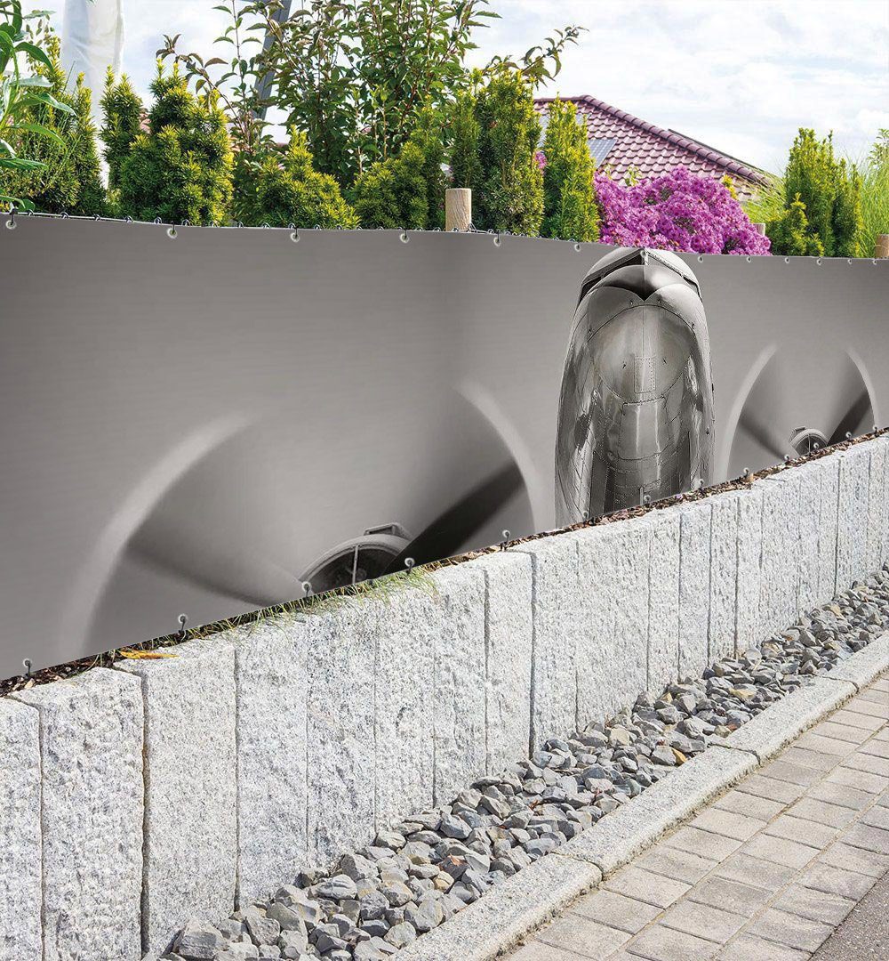 Thumbnail - MyMaxxi Sichtschutzzaunmatten Zaunbanner Propellerflugzeug Sichtschutz Garten Zaun, (Bambus grün)