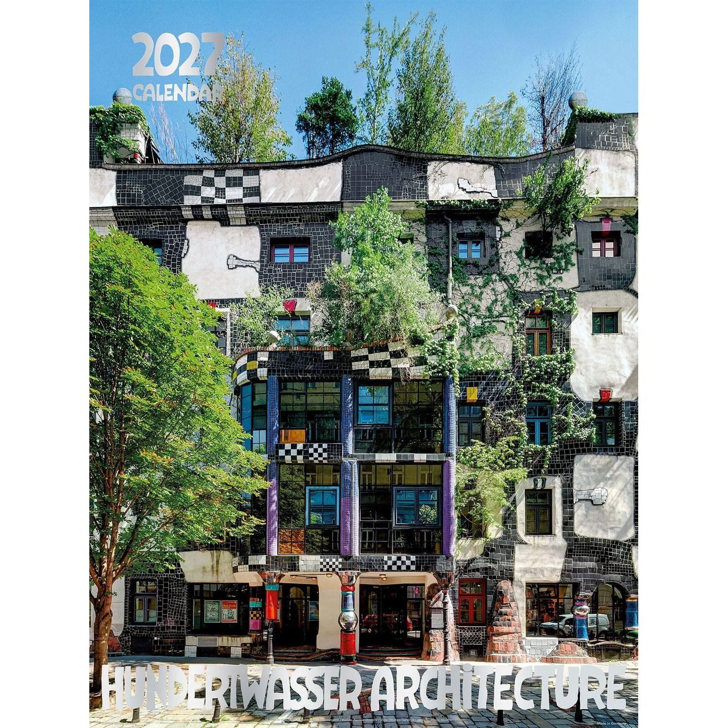 Wörner Wandkalender Großer Hundertwasser Architektur Kalender 2027