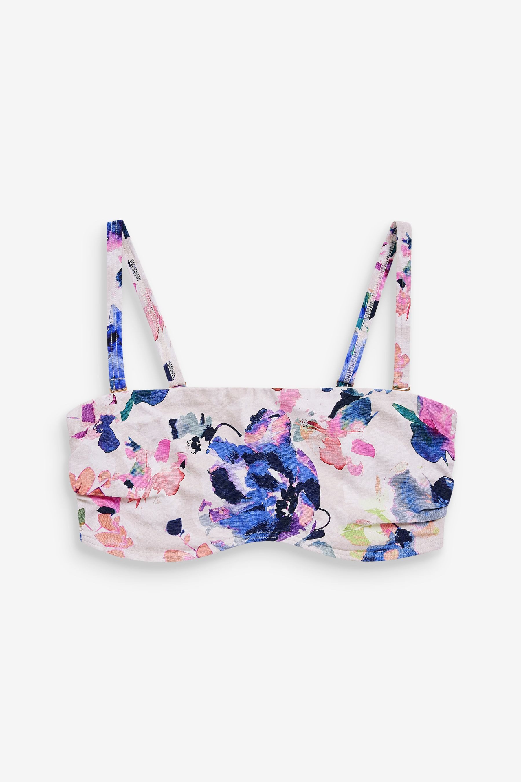 Next Bandeau-Bikini-Top Unwattierter, trägerloser Minimizer-Bikini, DD+ günstig online kaufen