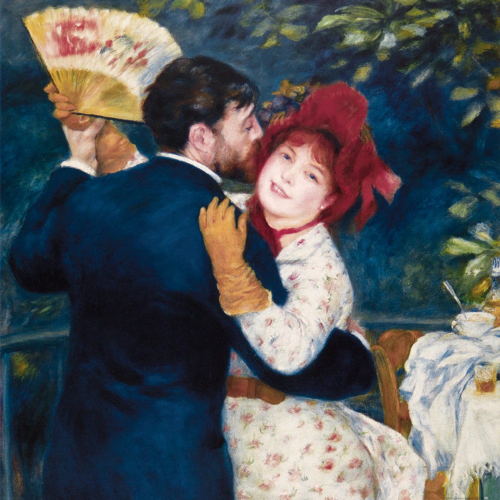 Poster Pierre Auguste Renoir Kunstdruck Bild - Tanz Auf Dem Lande