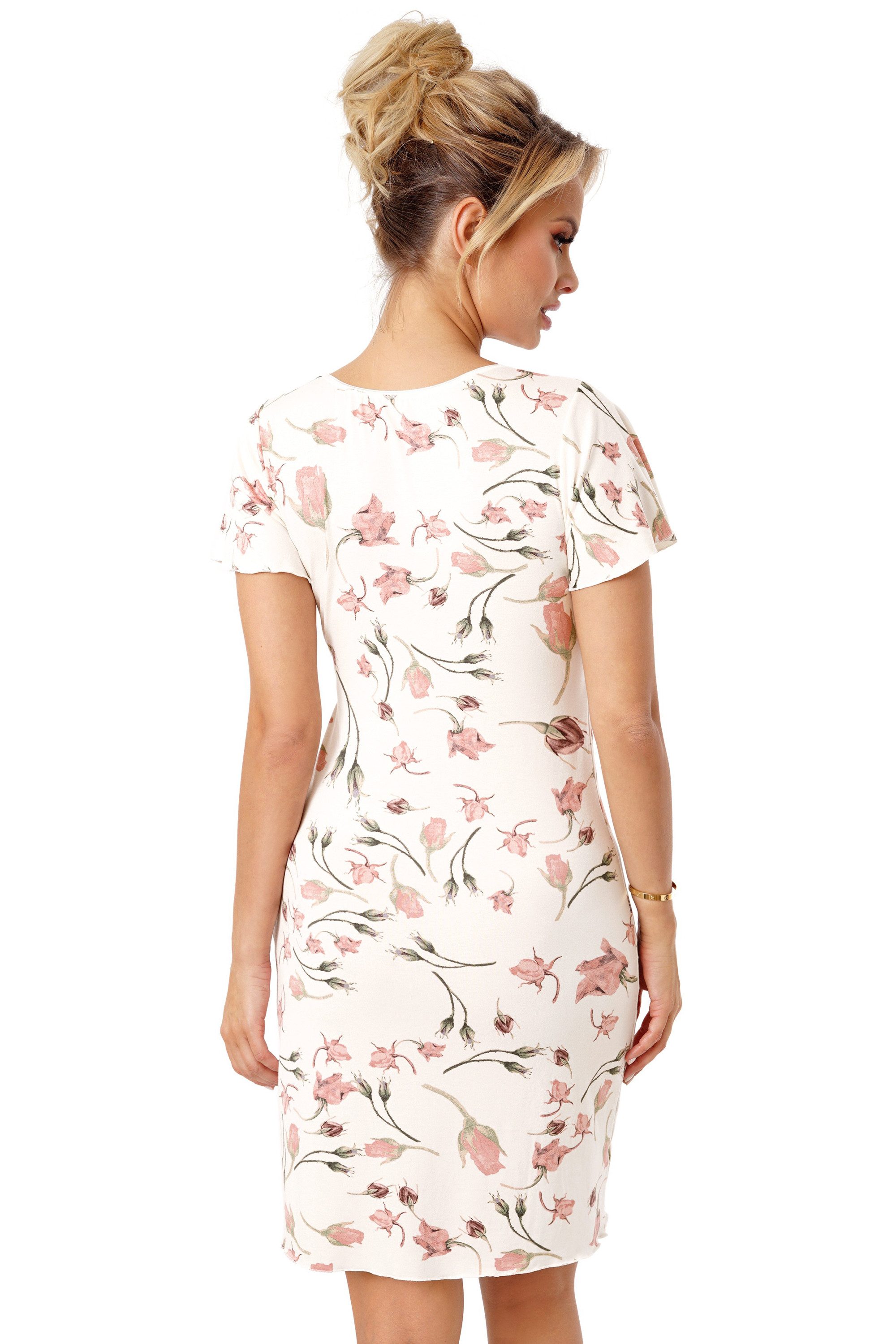 Donna Nachthemd Amaris (Set, 1-tlg., 1-teilig) Damen Sleepshirt ca.95cm Sch günstig online kaufen