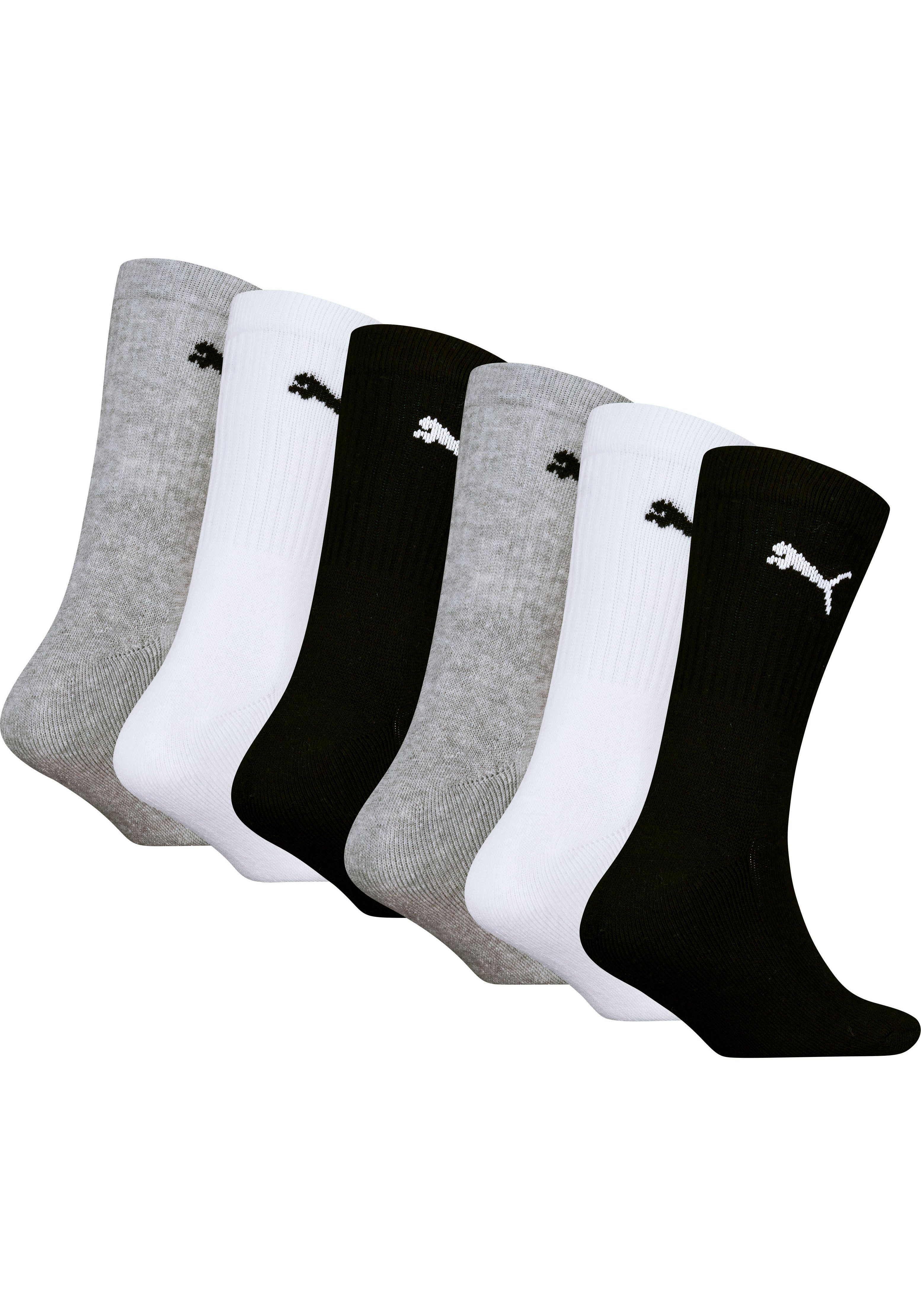 PUMA Socken PUMA JUNIOR CREW SOCK 6P ECOM (6-Paar, 6 Paar) gepolsterte Sohle für zusätzlichen Komfort – Bild 2 von 3