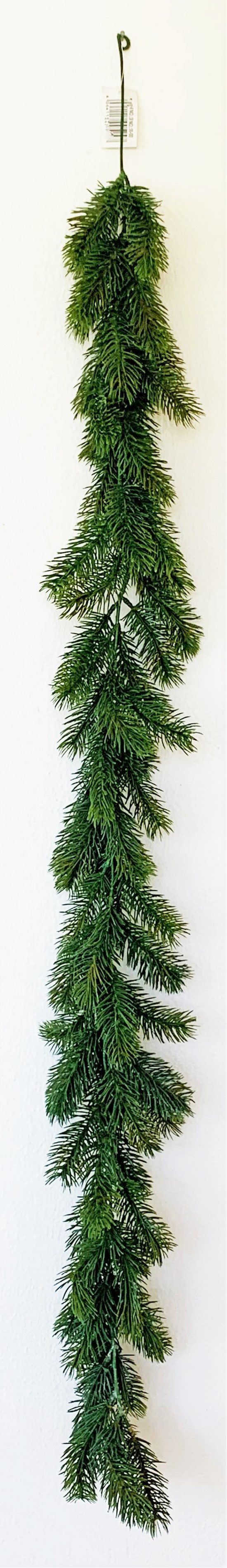 Kunstgirlande Künstliche TANNENGIRLANDE ca. 120cm. Mit ca. 80 Tannen-Trieben., Gasper, Höhe 120.00 cm – Bild 3 von 3