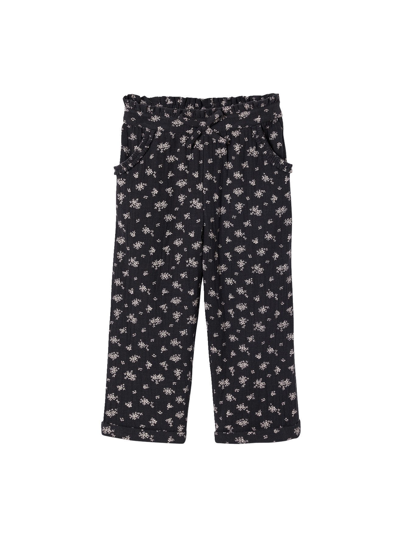 vertbaudet 3/4-Hose Mädchen 3/4-Hose, Musselin Blumenprint