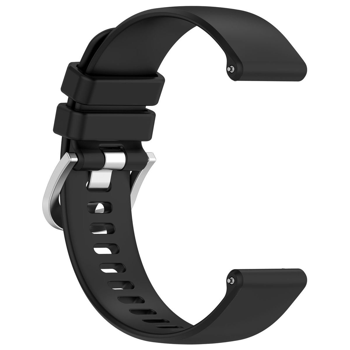 Wigento Smartwatch-Armband Für Silikon 46mm Design 4 Liquid Huawei Watch Armband Watch Schwarz GT