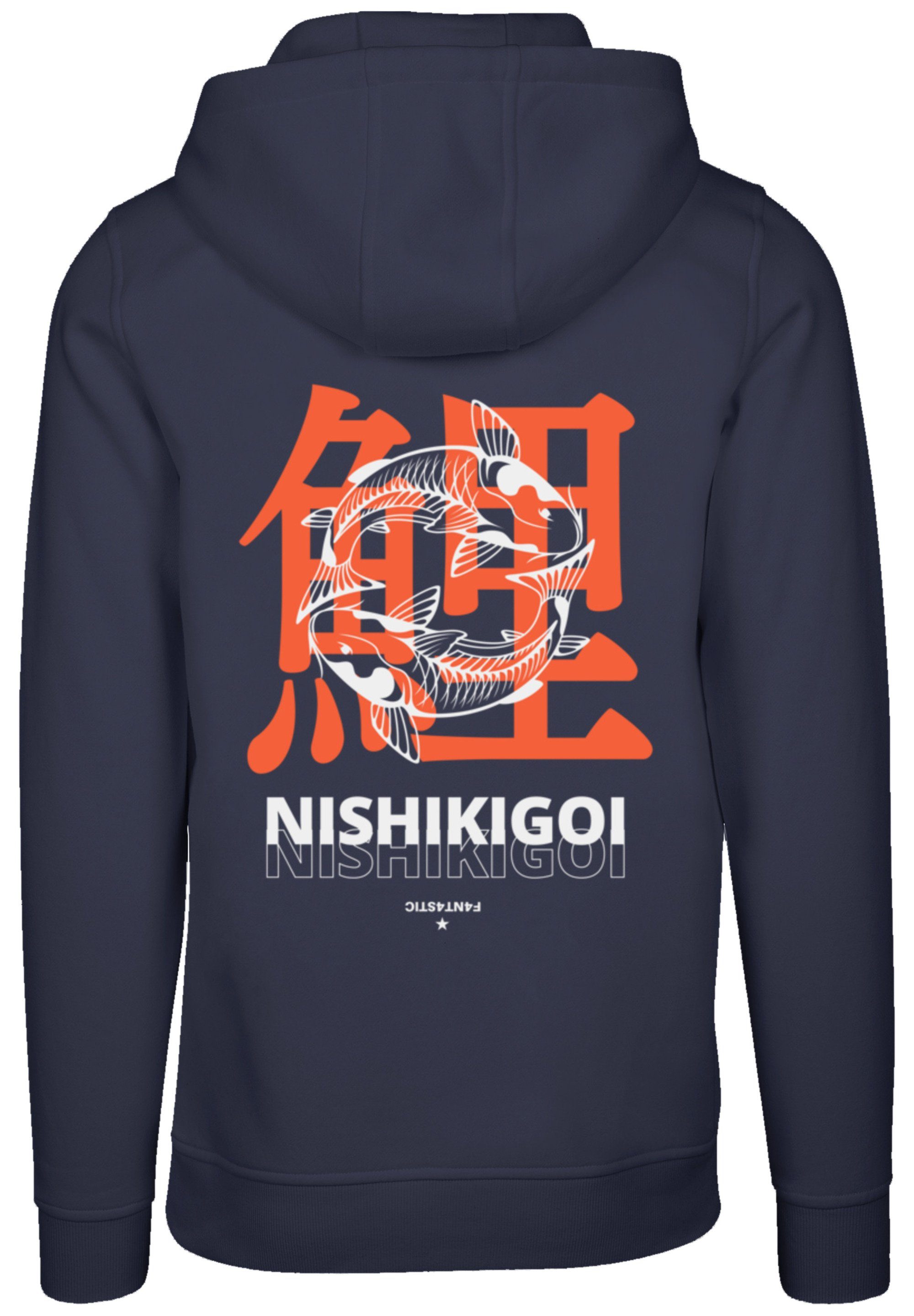 Nishikigoi Kapuzenpullover Hoodie, F4NT4STIC Warm, navy Bequem