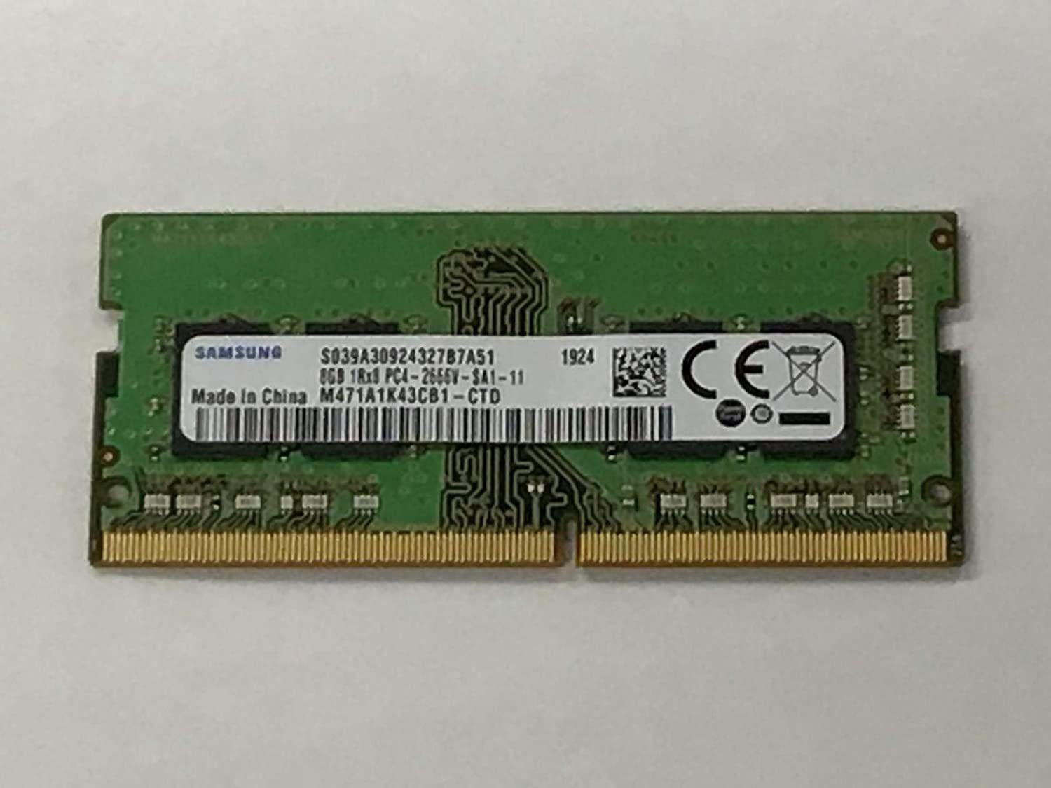 SiQuell Samsung M471A1K43CB1-CTD, 8GB, DDR4, 2666MHz, 260 Pin, SO-DIMM Arbeitsspeicher