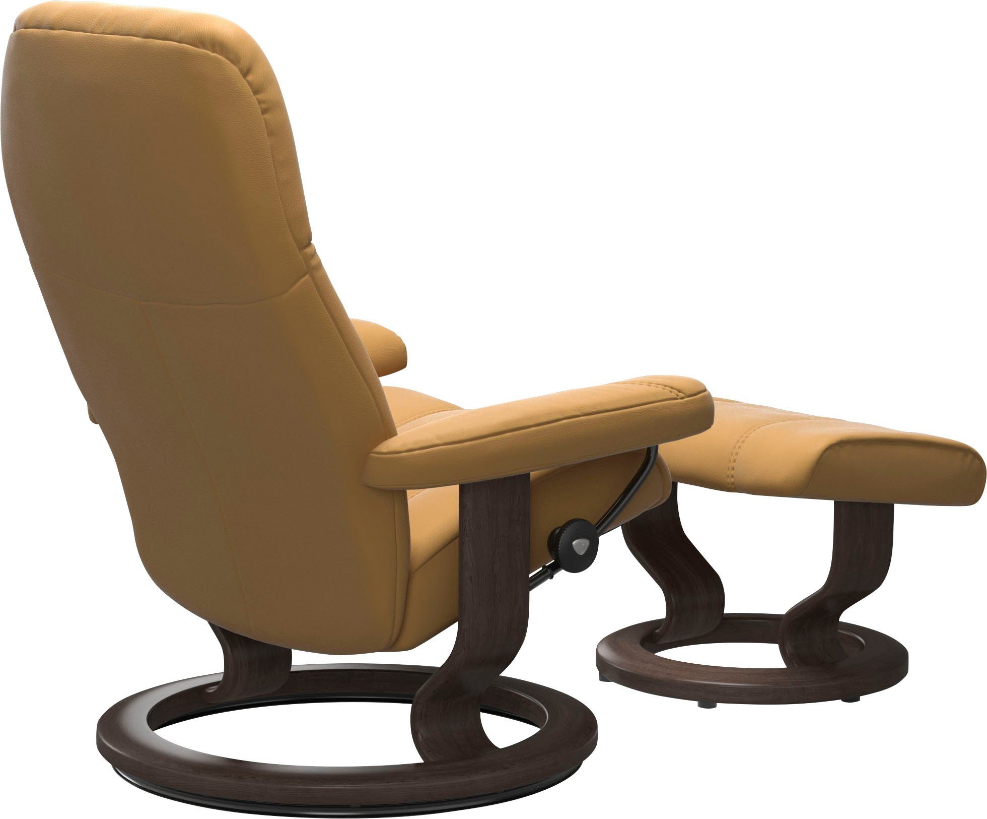 Hocker), S, Größe Relaxsessel Stressless® mit Hocker, (Set, Classic mit Consul mit Base, Relaxsessel Wenge Gestell