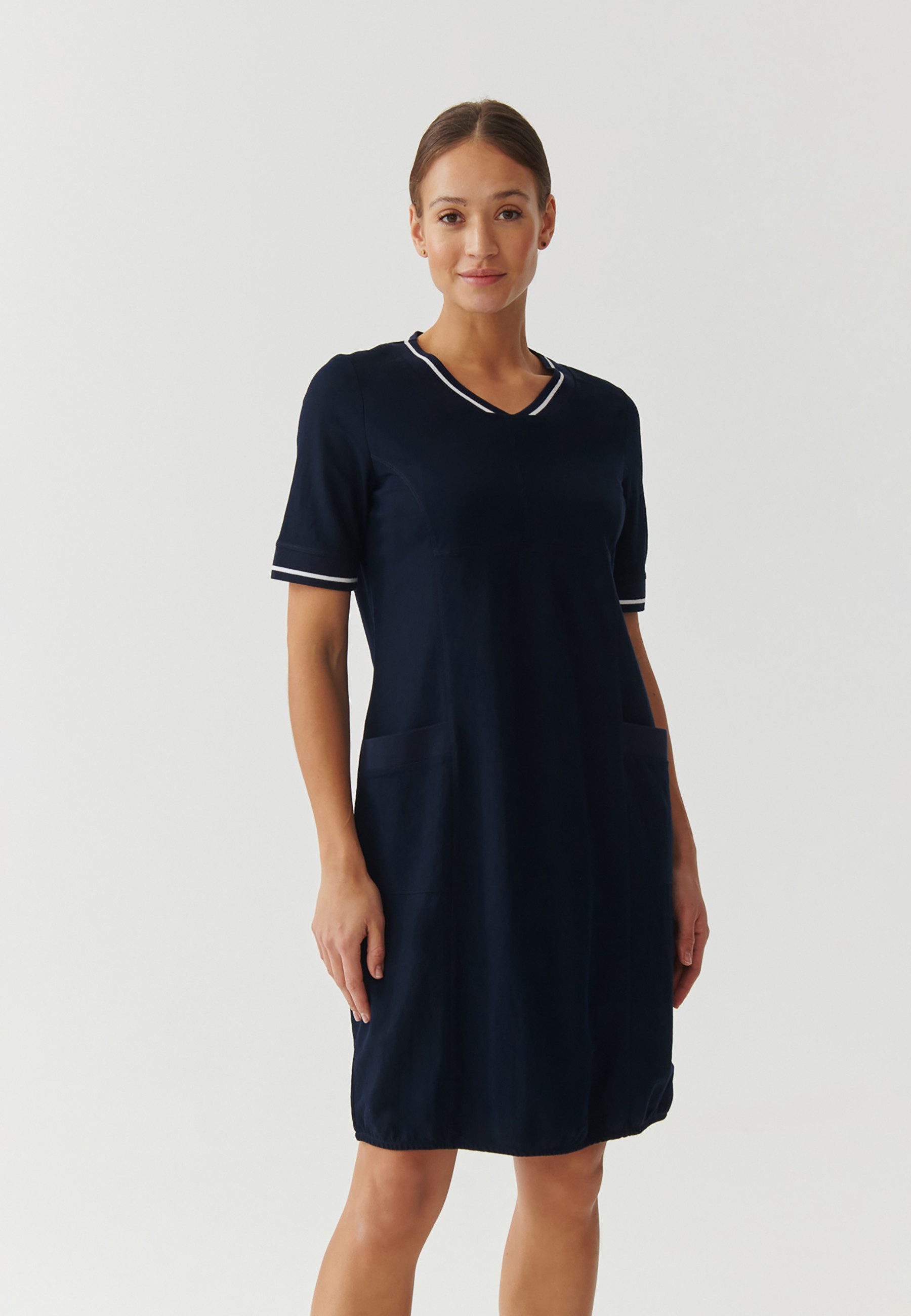 TATUUM Jerseykleid Damenkleid Mit Kontrastierender Rippe - Linara