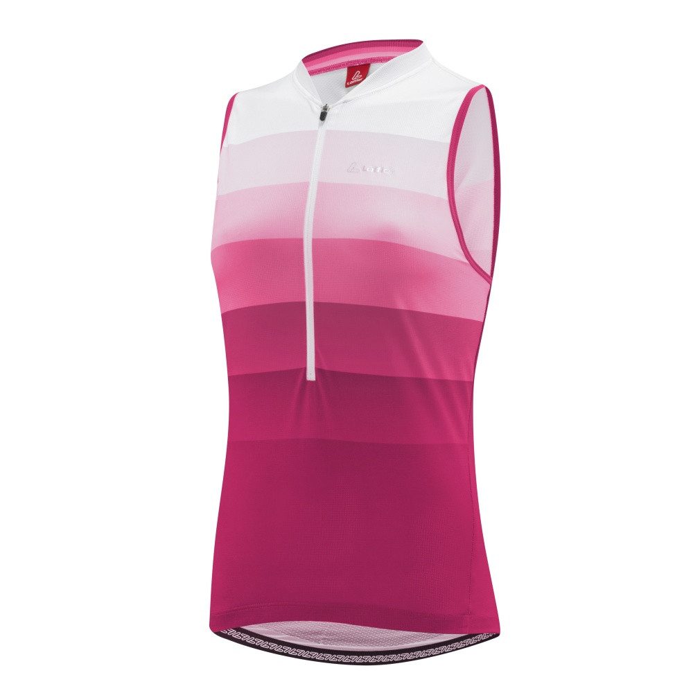 Löffler T-Shirt Löffler BIKE SLEEVLESS JERSEY HZ RAINBOW Damen