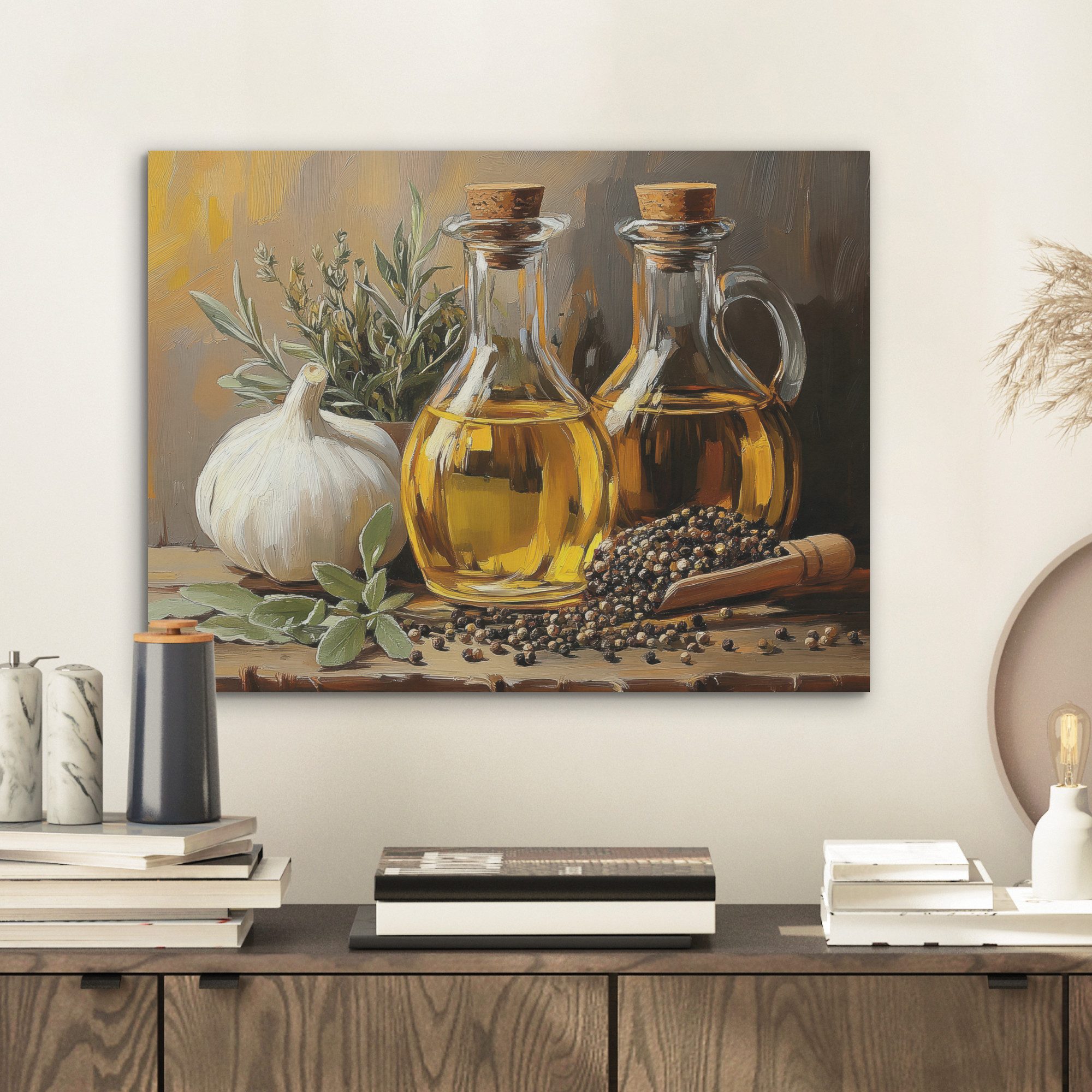 MuchoWow Gemälde Stilleben - Olivenöl - günstig online kaufen