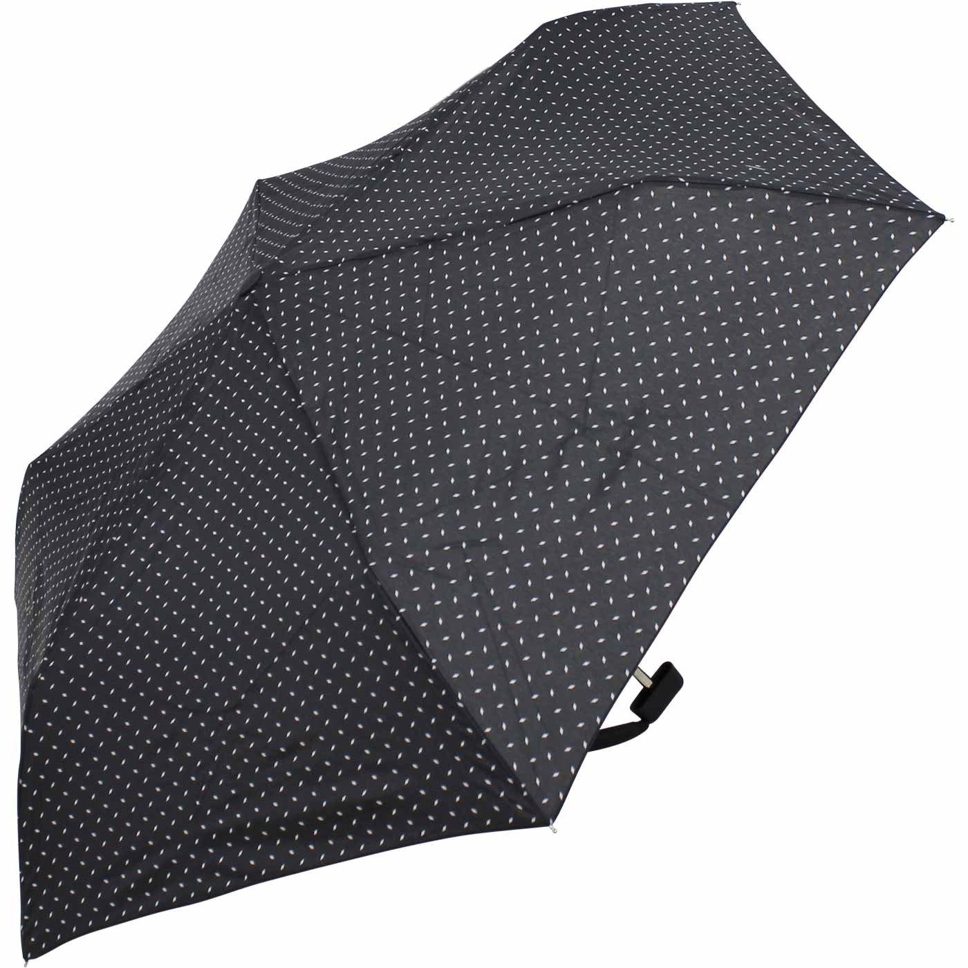 für leichter Platz schwarz und doppler® findet Tasche, Schirm ein dieser Taschenregenschirm treue Begleiter überall flacher jede