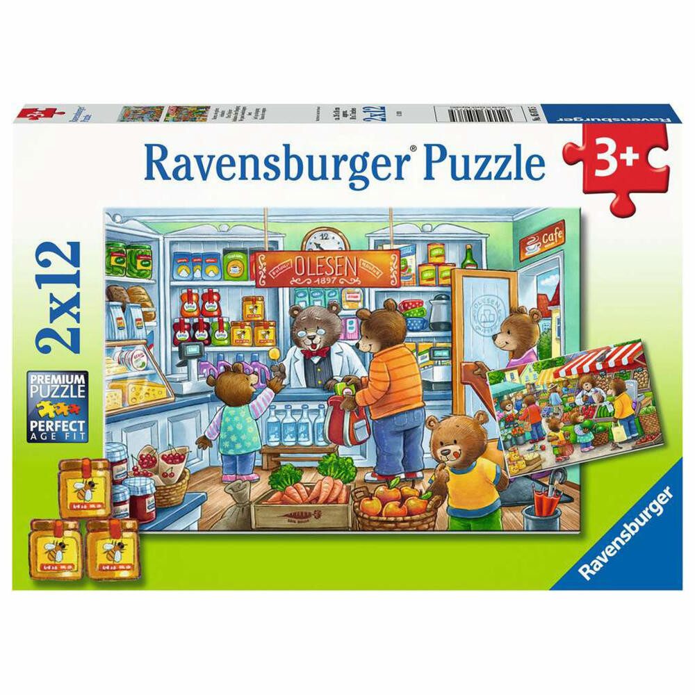 Ravensburger Puzzle Komm, wir gehen einkaufen, 24 Puzzleteile