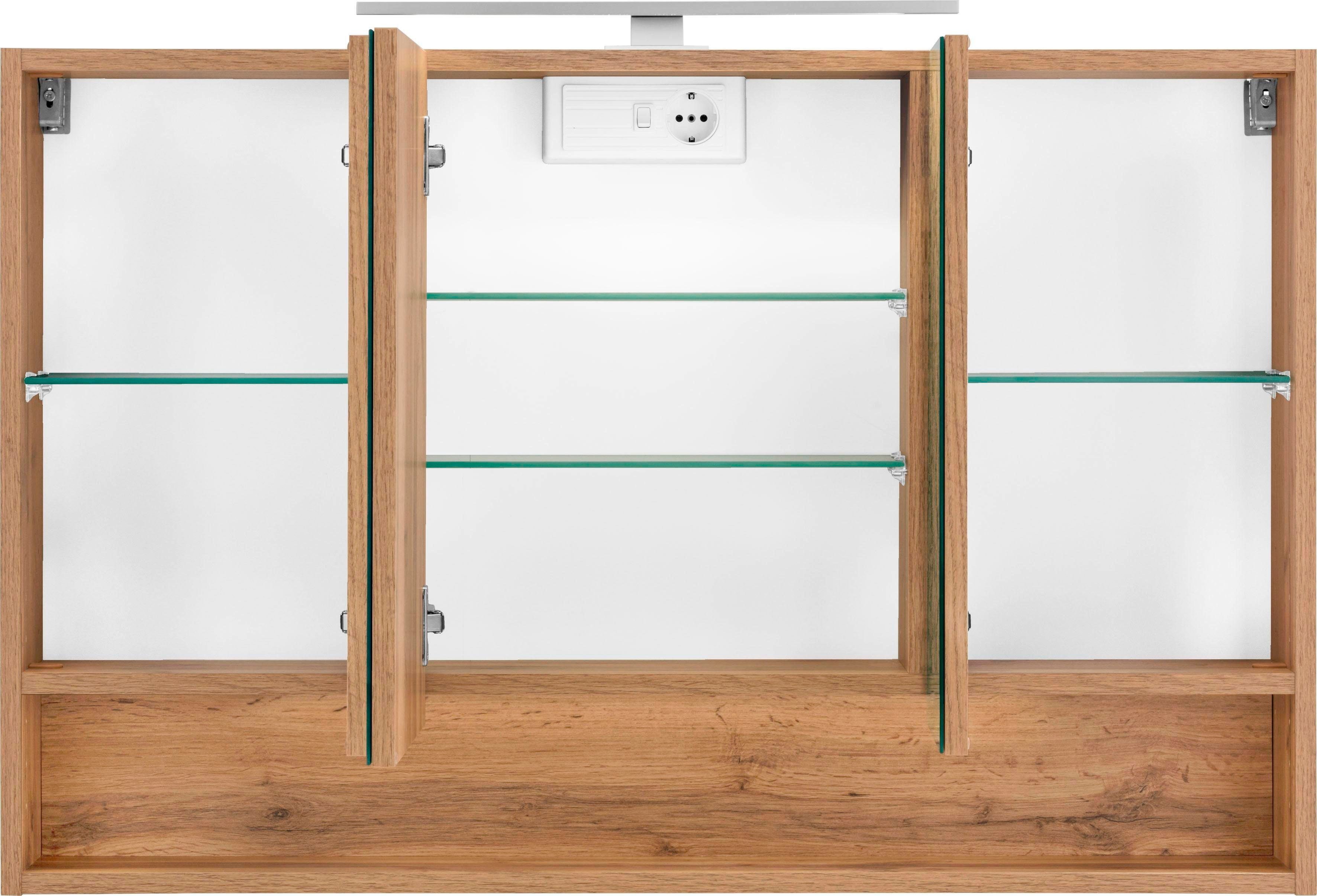 welltime Spiegelschrank Soria mit LED Beleuchtung