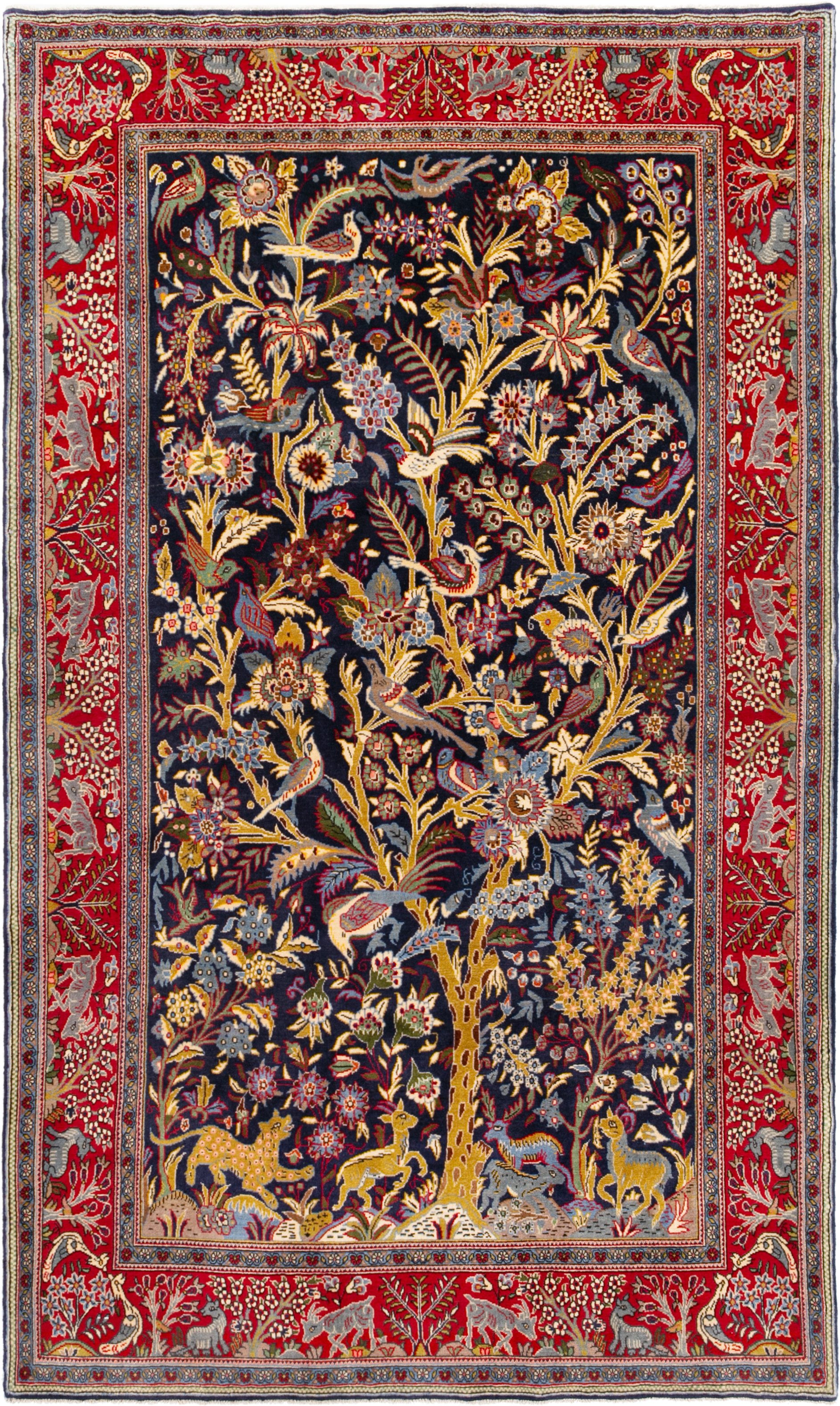 Carpet Avenue Teppich Keshan Kork 235x138, Rechteck, Höhe: 9 mm