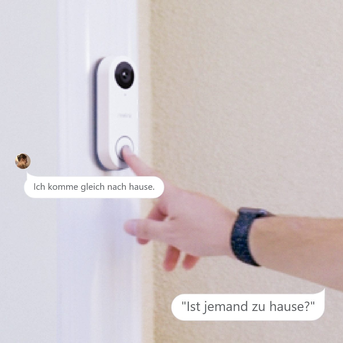 Reolink Smart Home Türklingel Video Doorbell Kamera PoE-Version 5MP (Außenbereich, Innenbereich, Gegensprechfunktion,180° Ultraweitwinkel,Personenerkennung,IP65 – Bild 4 von 5