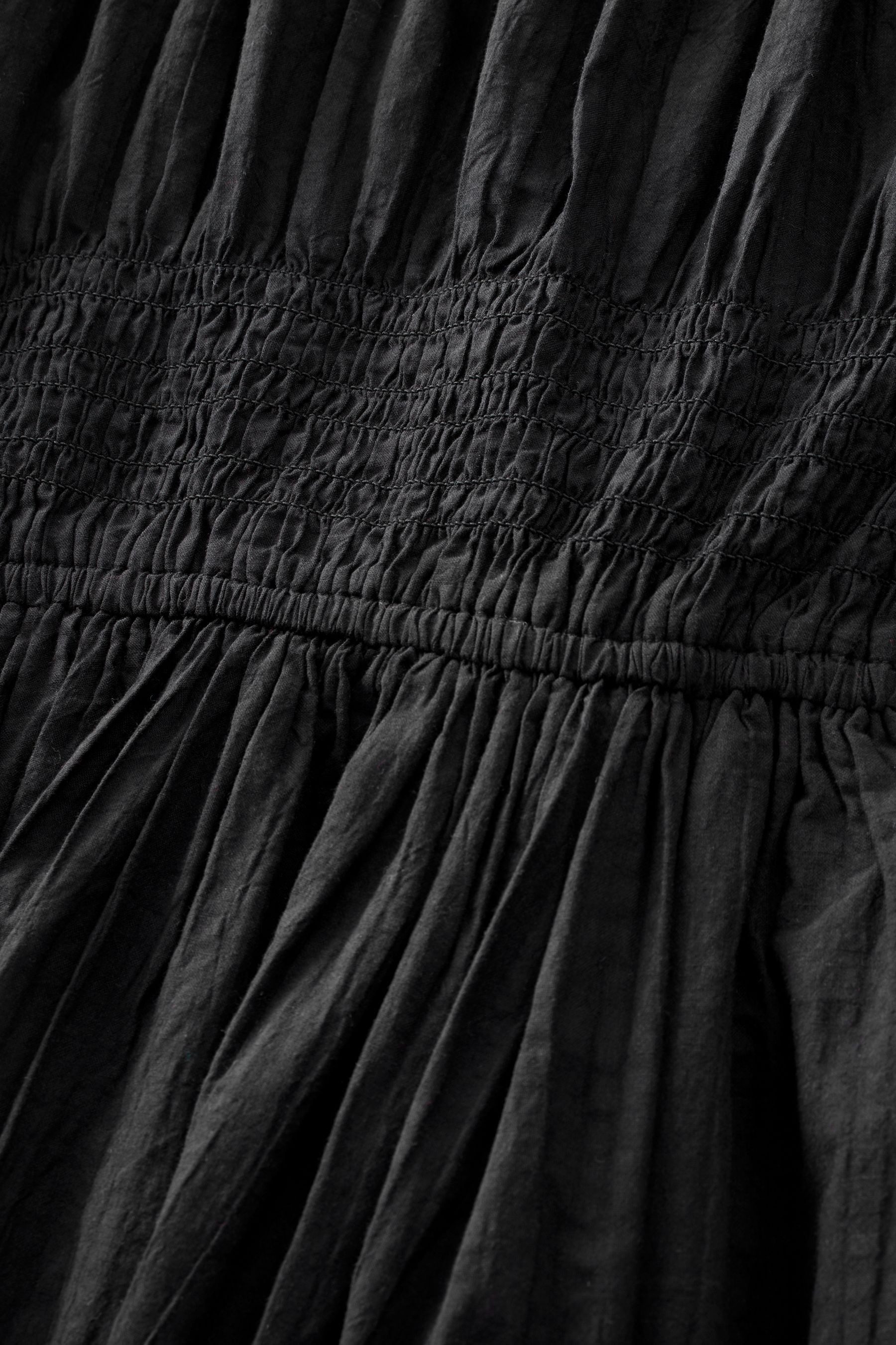 Next Midikleid Seersucker-Midikleid mit Puffärmeln, Kurzgröße günstig online kaufen