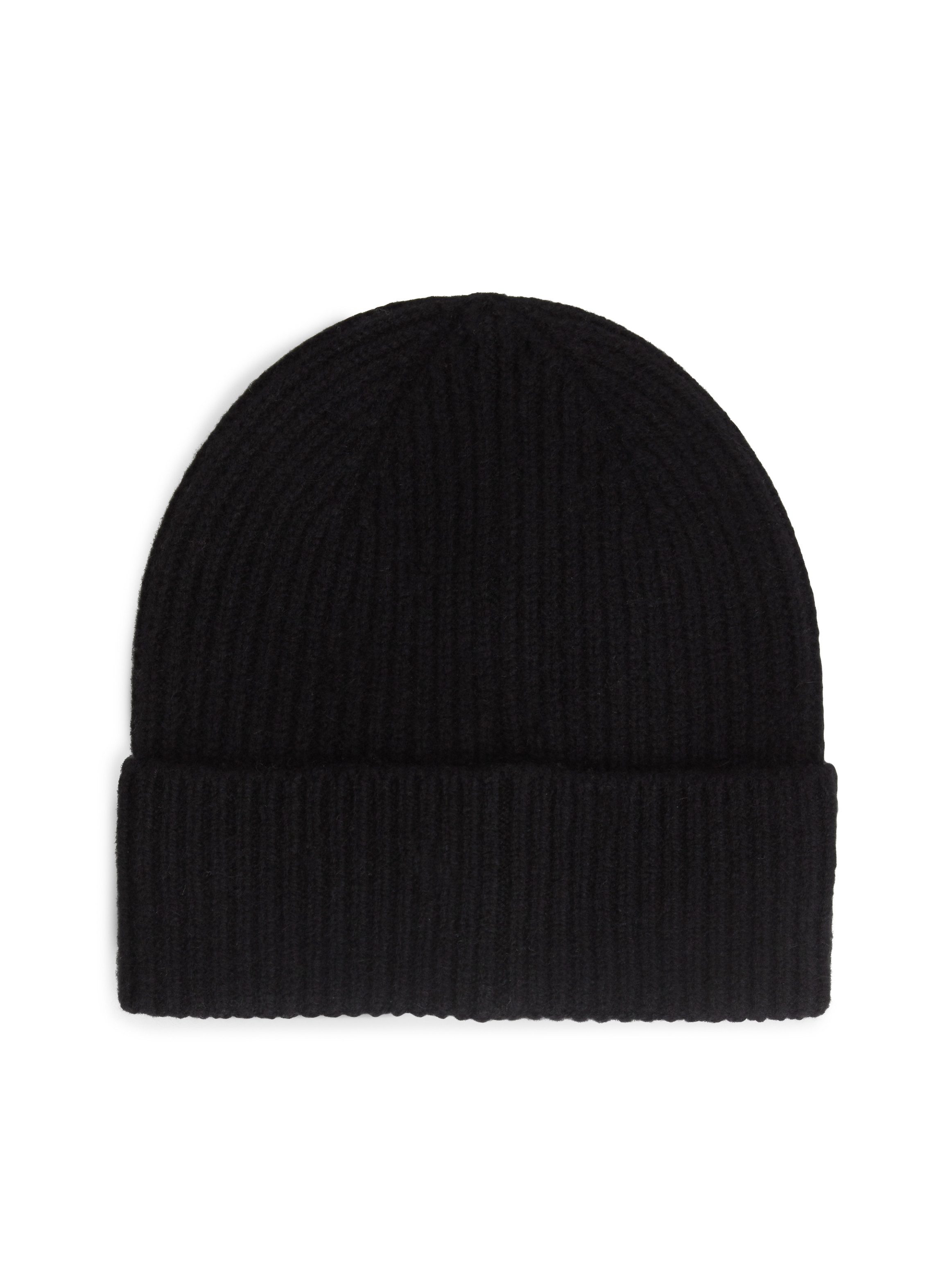 Tommy Hilfiger Beanie CASHMERE BEANIE Regular fit mit Markenlogoemblem