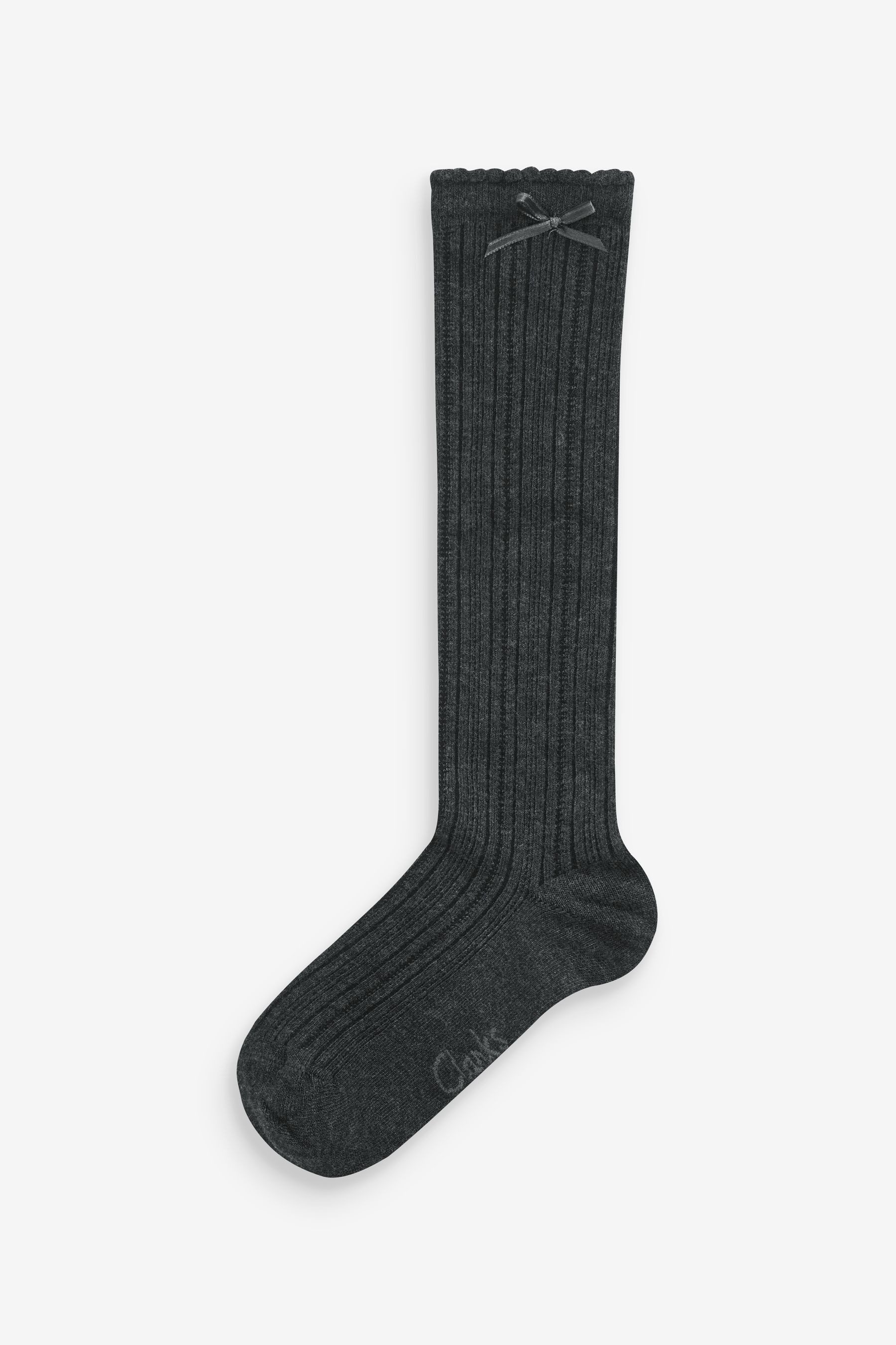 Basicsocken Clarks Schul-Kniestrümpfe für Mädchen, 2er-Pack