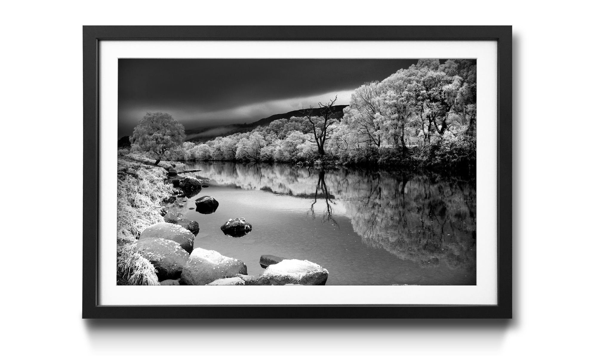 WandbilderXXL Kunstdruck Mystic River, Landschaft, Wandbild, in 4 Größen erhältlich