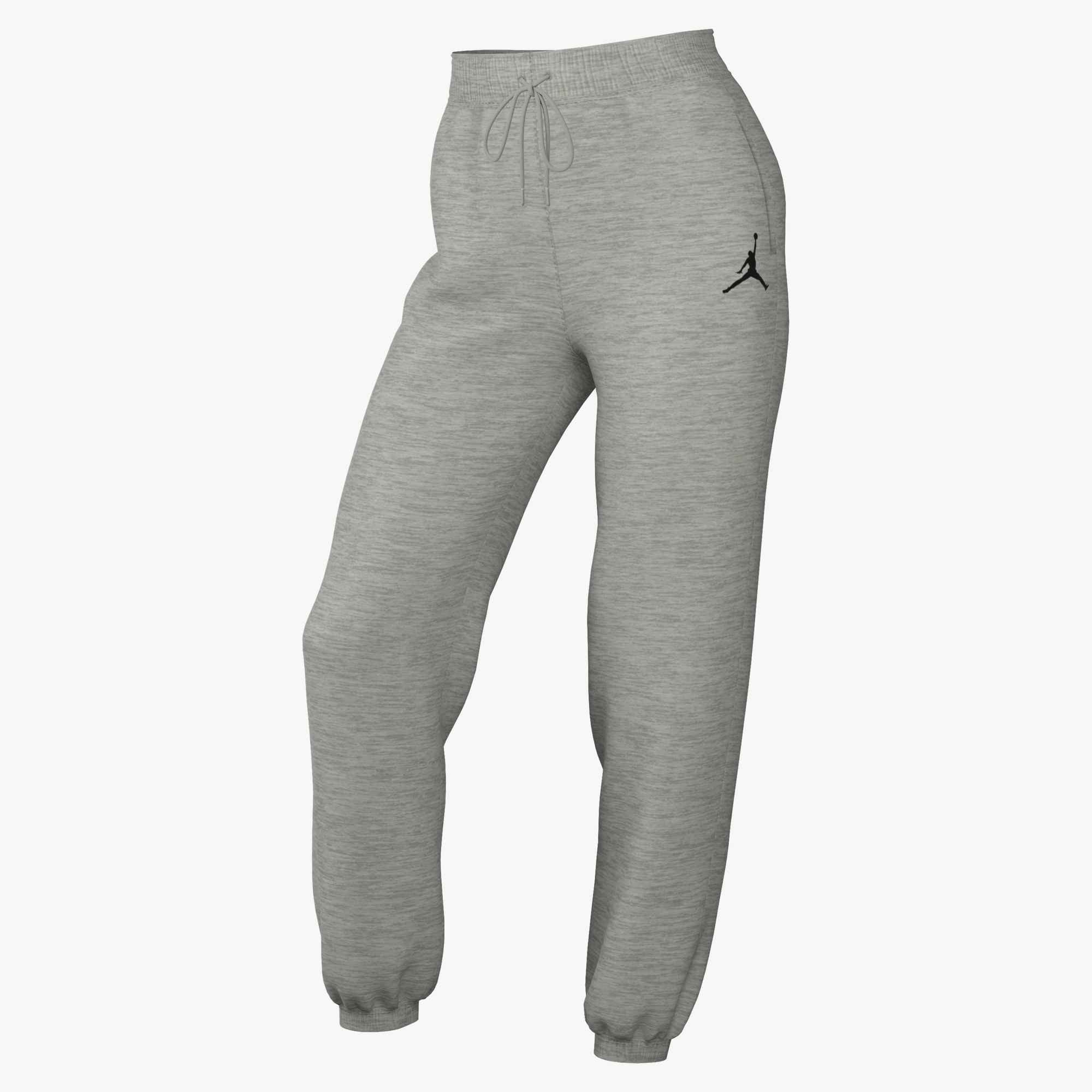 Jordan Trainingshose W J JUMPMAN FLC PANT 2 unifarbenes Design, mit Logodruck, schnell trocknendes Material