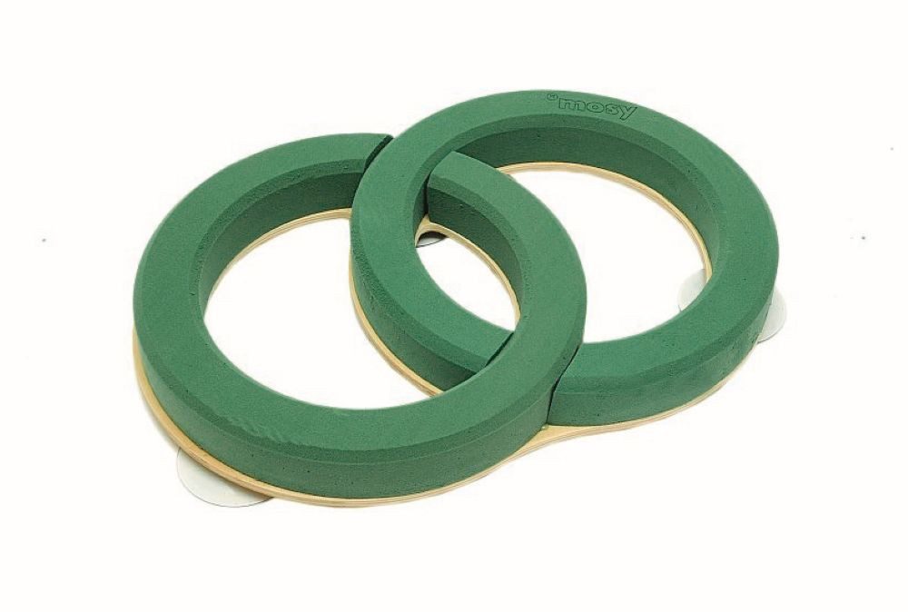 Bastelmoos Autogesteck Hochzeit - Auto-Eheringe, Autoschmuck, Blumen-Deko