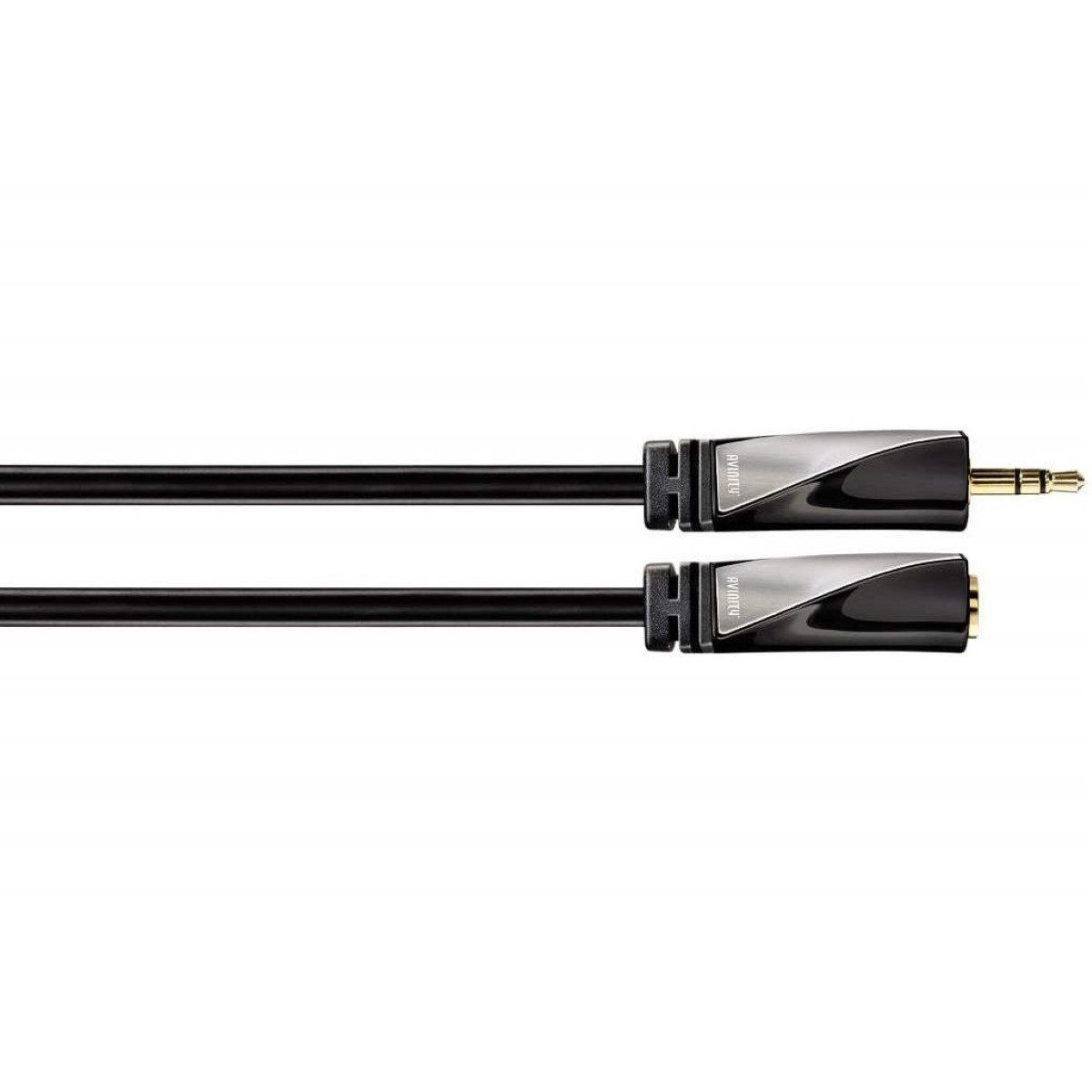 AVINITY High-End 3,5mm Klinke-Verlängerung Stereo Audio-Kabel, 3,5-mm-Klinke, 3,5-mm-Klinke (200 cm), Klinken-Kabel 3,5-mm Buchse Kupplung auf Stecker, Verlängerungs-Kabel
