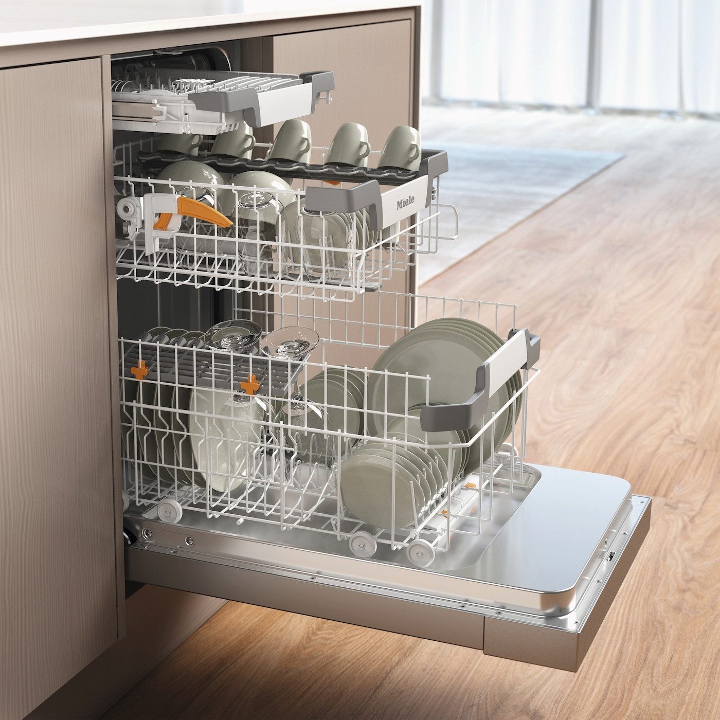 Miele Unterbaugeschirrspüler G 5740 SCU SL, 9 Maßgedecke
