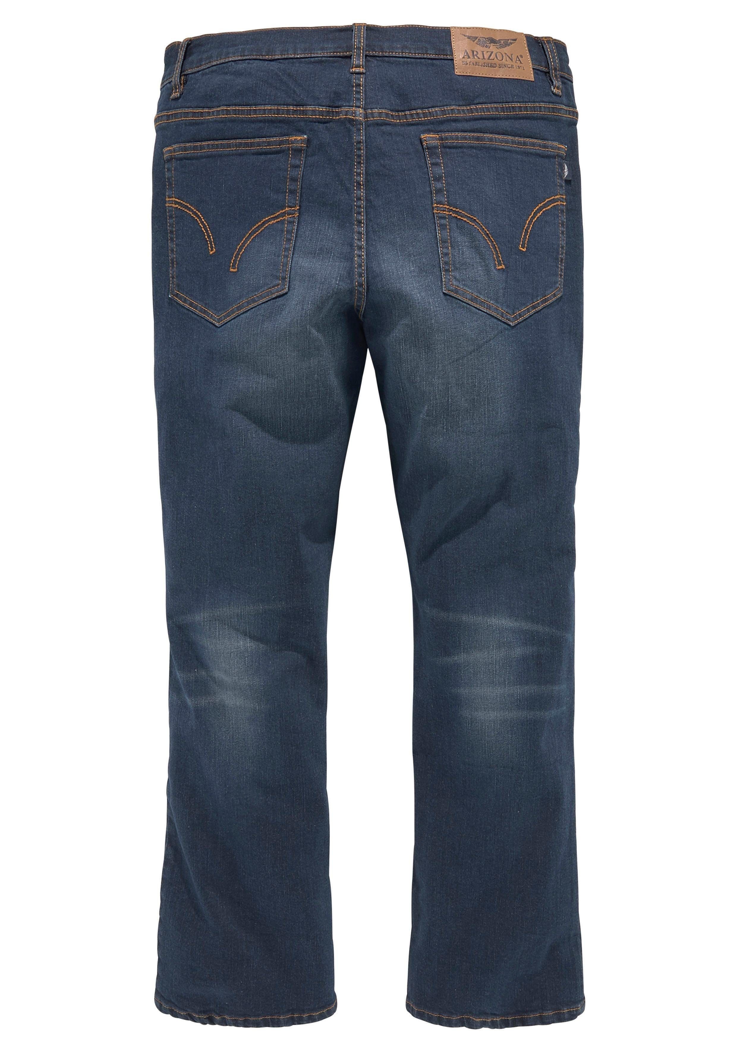 Arizona Mike Bootcut-Jeans dark-blue-used