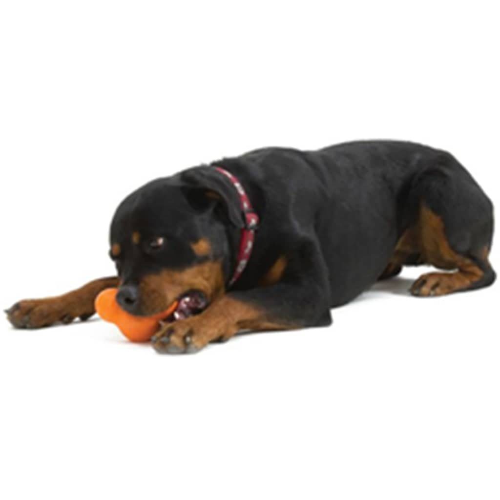 West Paw Hunde-Ballschleuder Hundespielzeug Tux L mit Zogoflex Orange