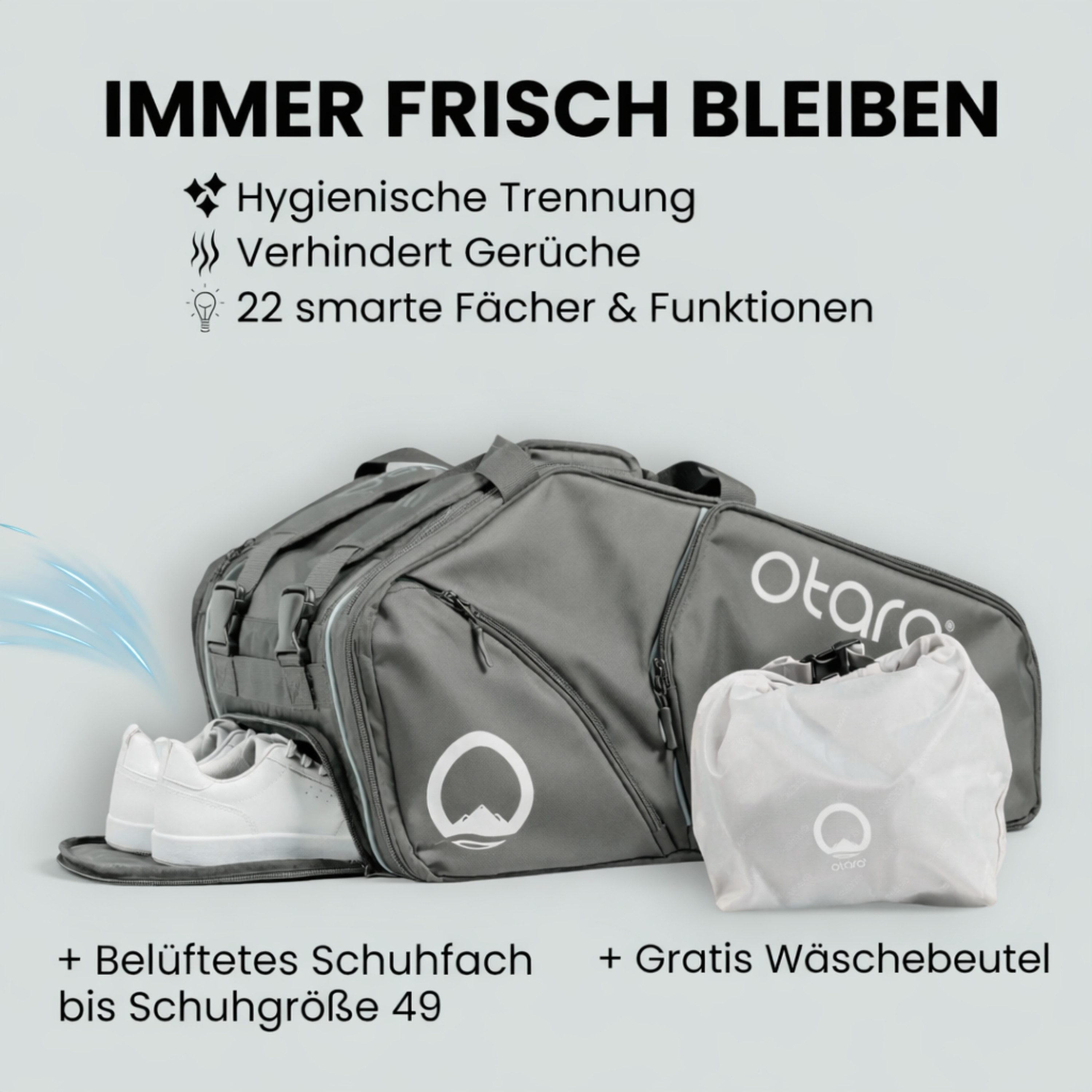 Otaro Tennistasche Tennistasche Racquet Bag, 82 Liter