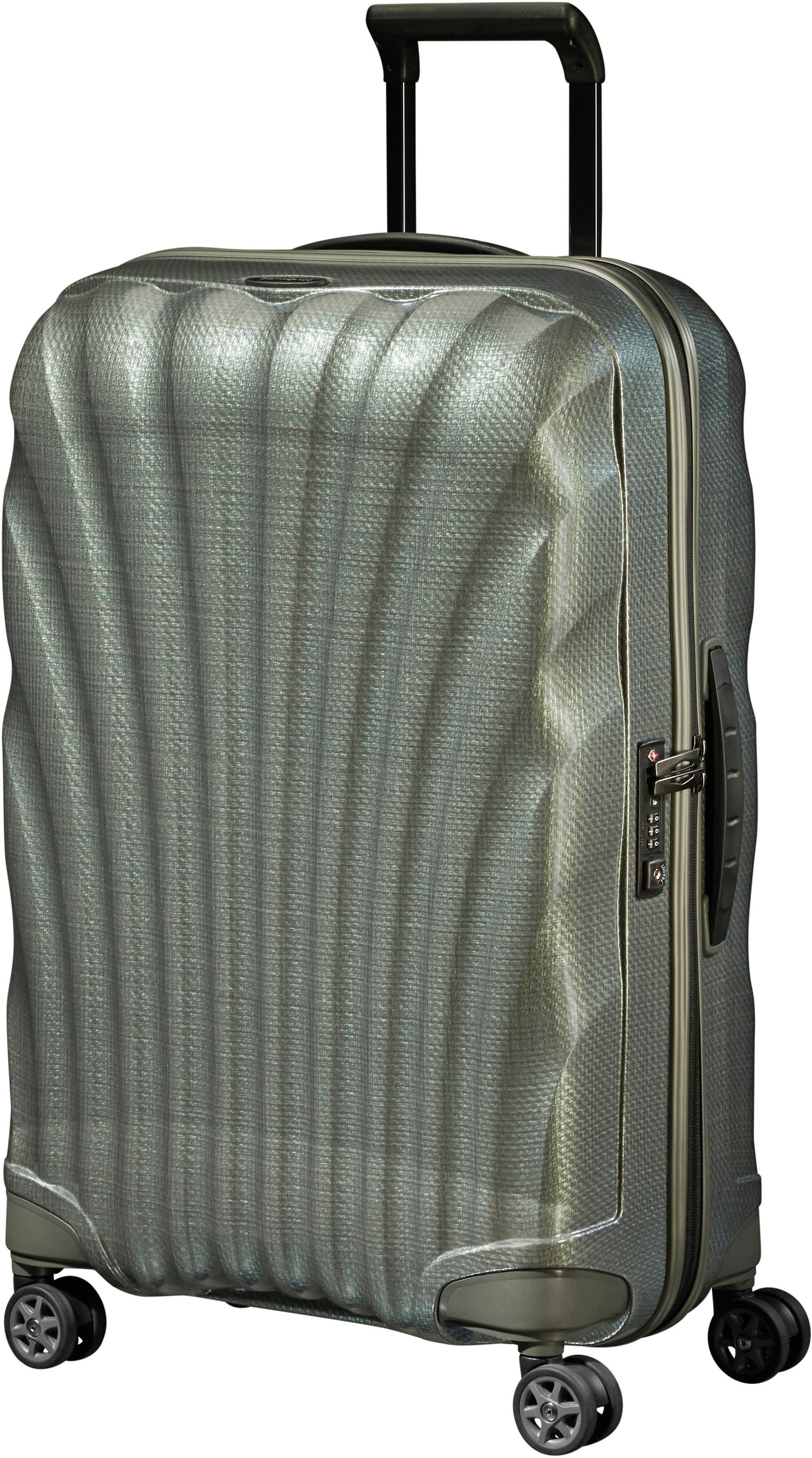 Samsonite Hartschalen-Trolley C-LITE, verschiedene Größen und Farben, 4 Rollen, mit arretierbarem und versenkbarem Druckknopf-Trolleysystem