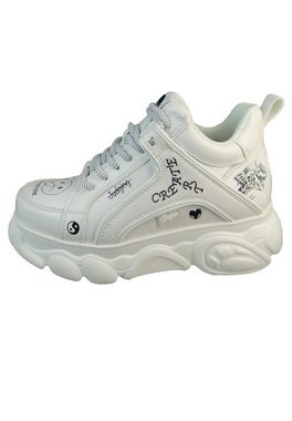 Buffalo 1636024 CLD Corin Low Top Vegan Graffiti White / Black Sneaker