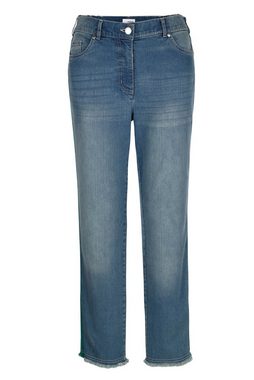 MIAMODA Regular-fit-Jeans Jeans Slim Fit Colorband 5-Pocket